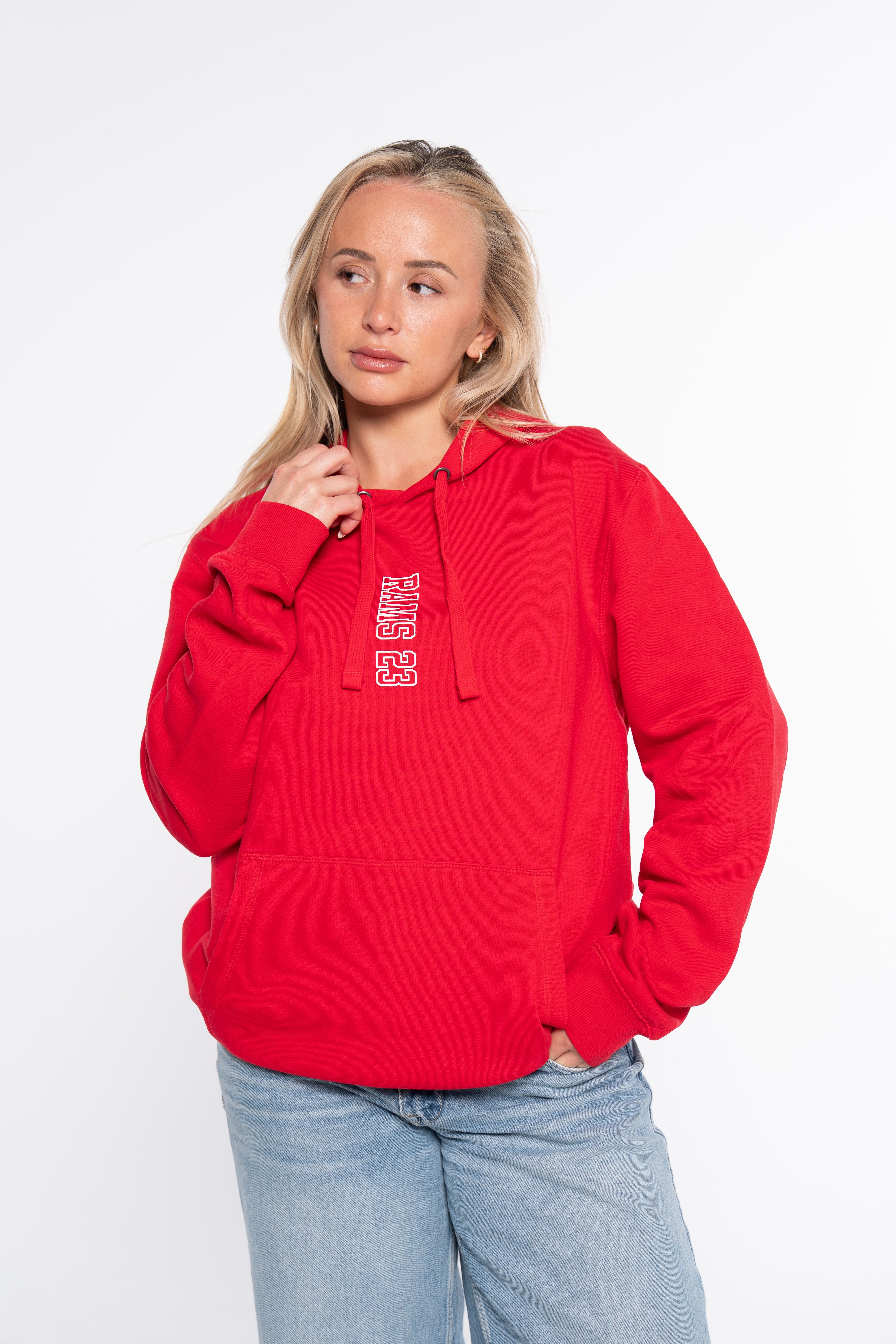 Sudadera RAMS23 SUDADERA VERTICAL ROJO – ROJO