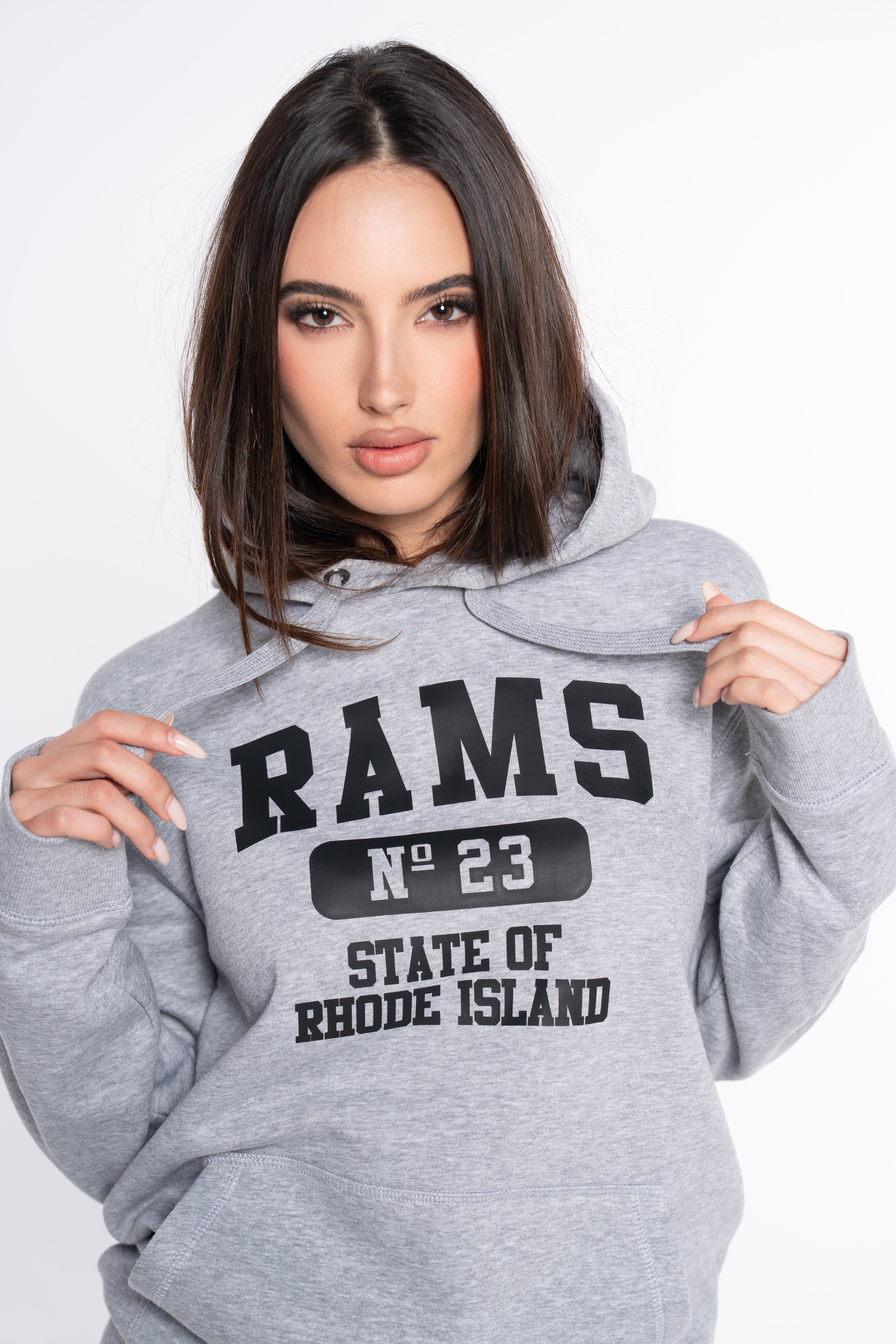 SUDADERA N23 GRIS
