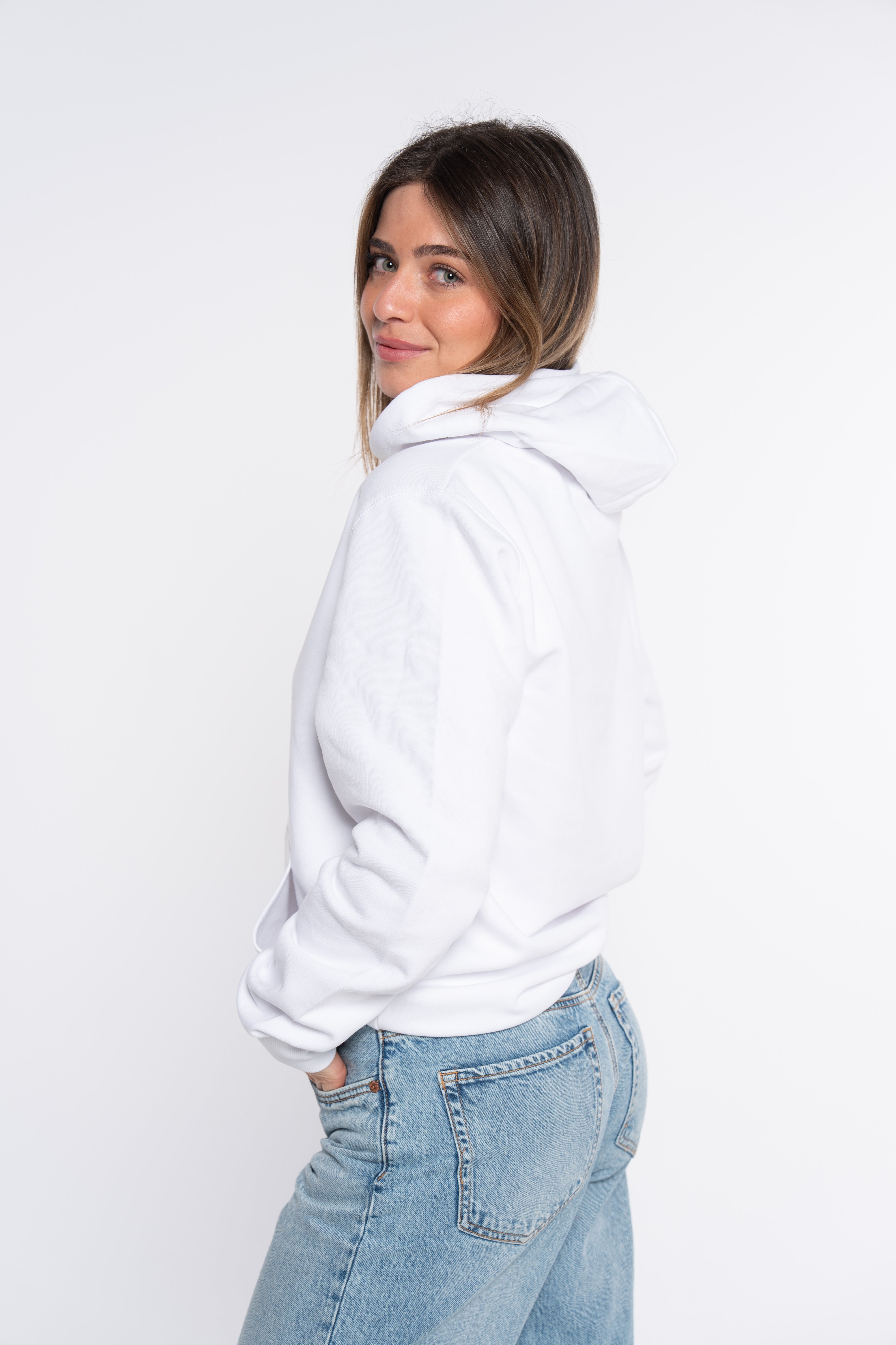 SUDADERA AVIADOR 23 BLANCO