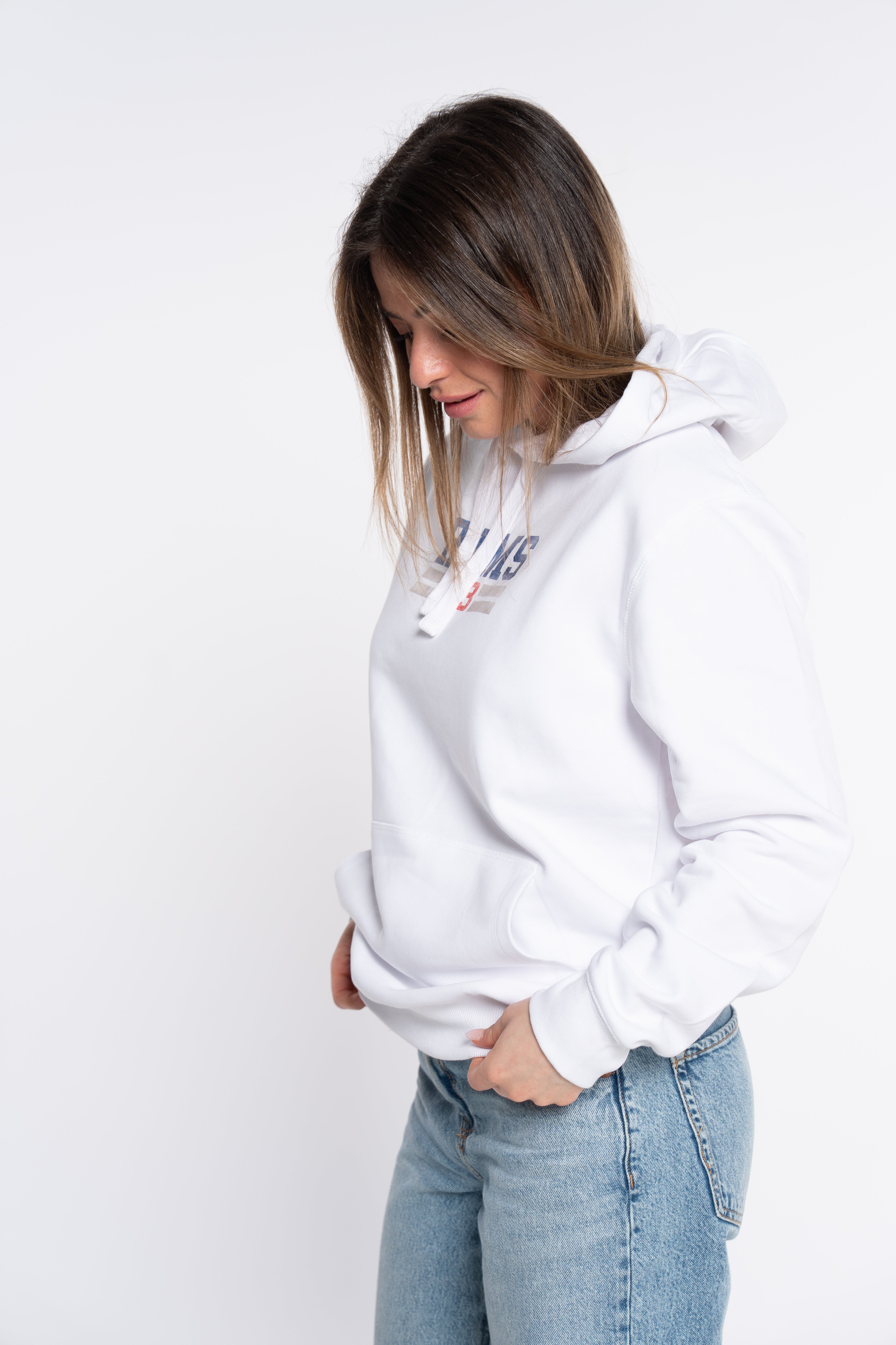 SUDADERA AVIADOR 23 BLANCO