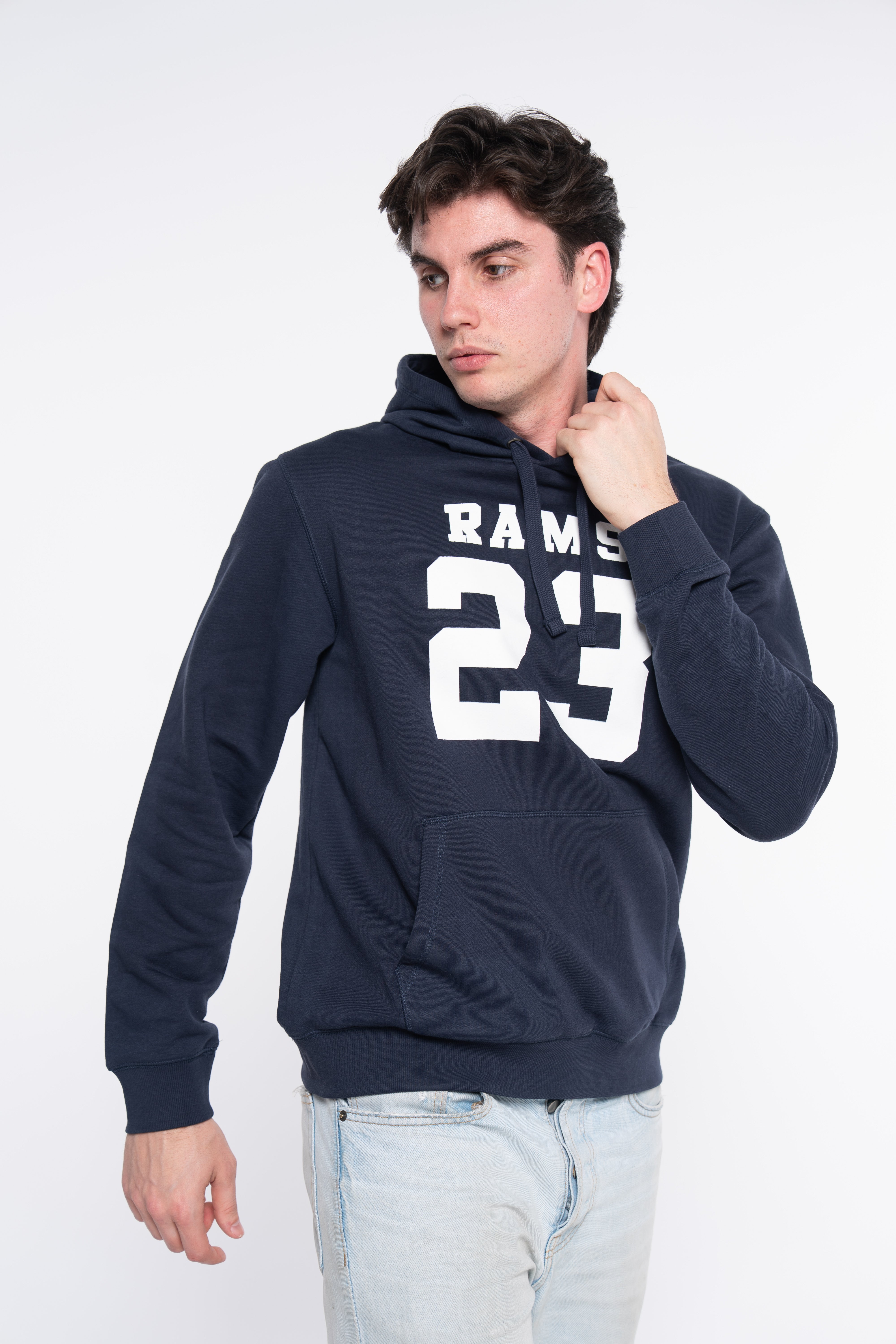 SUDADERA CLASSIC LOGO AZUL MARINO