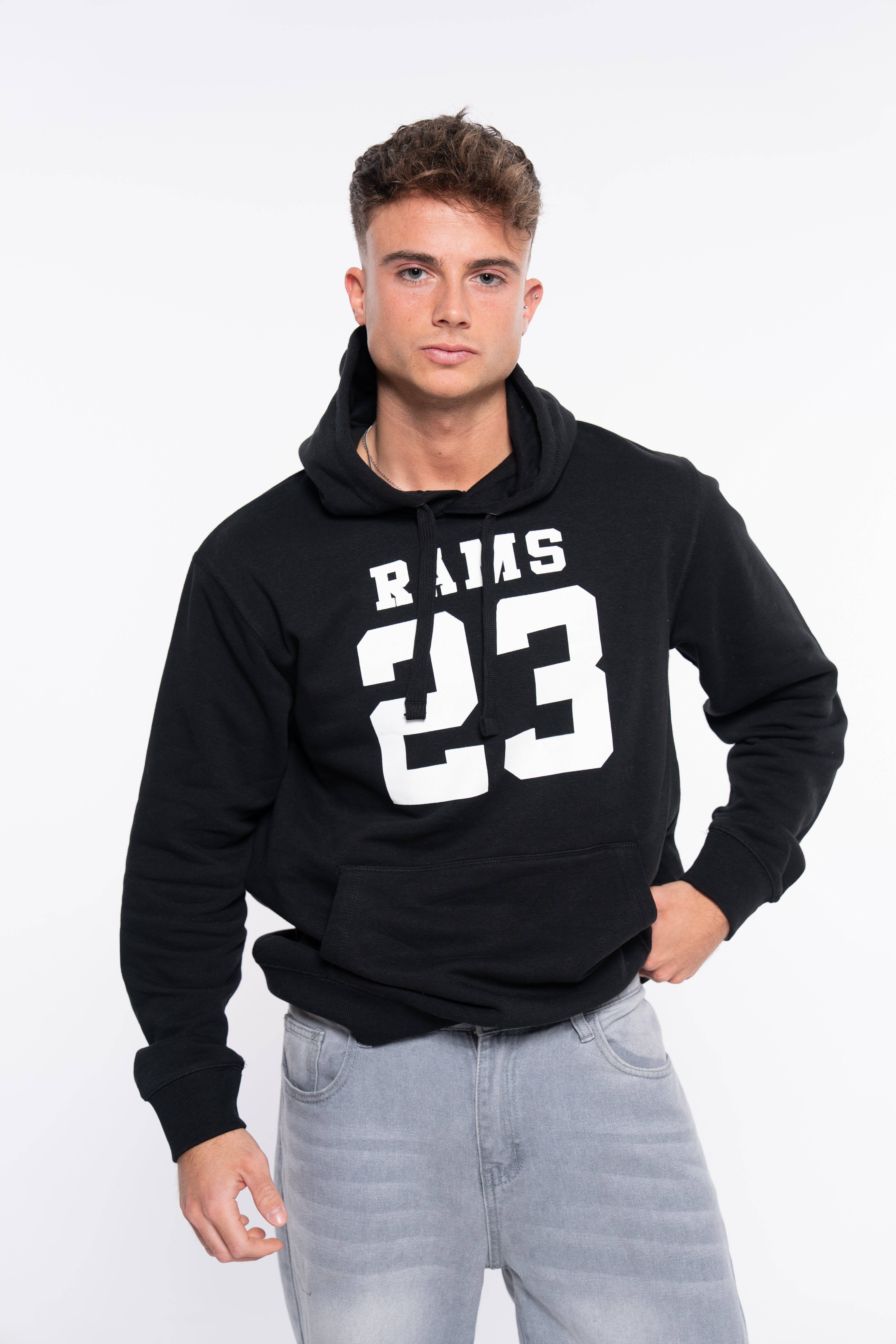 SUDADERA CLASSIC LOGO NEGRO