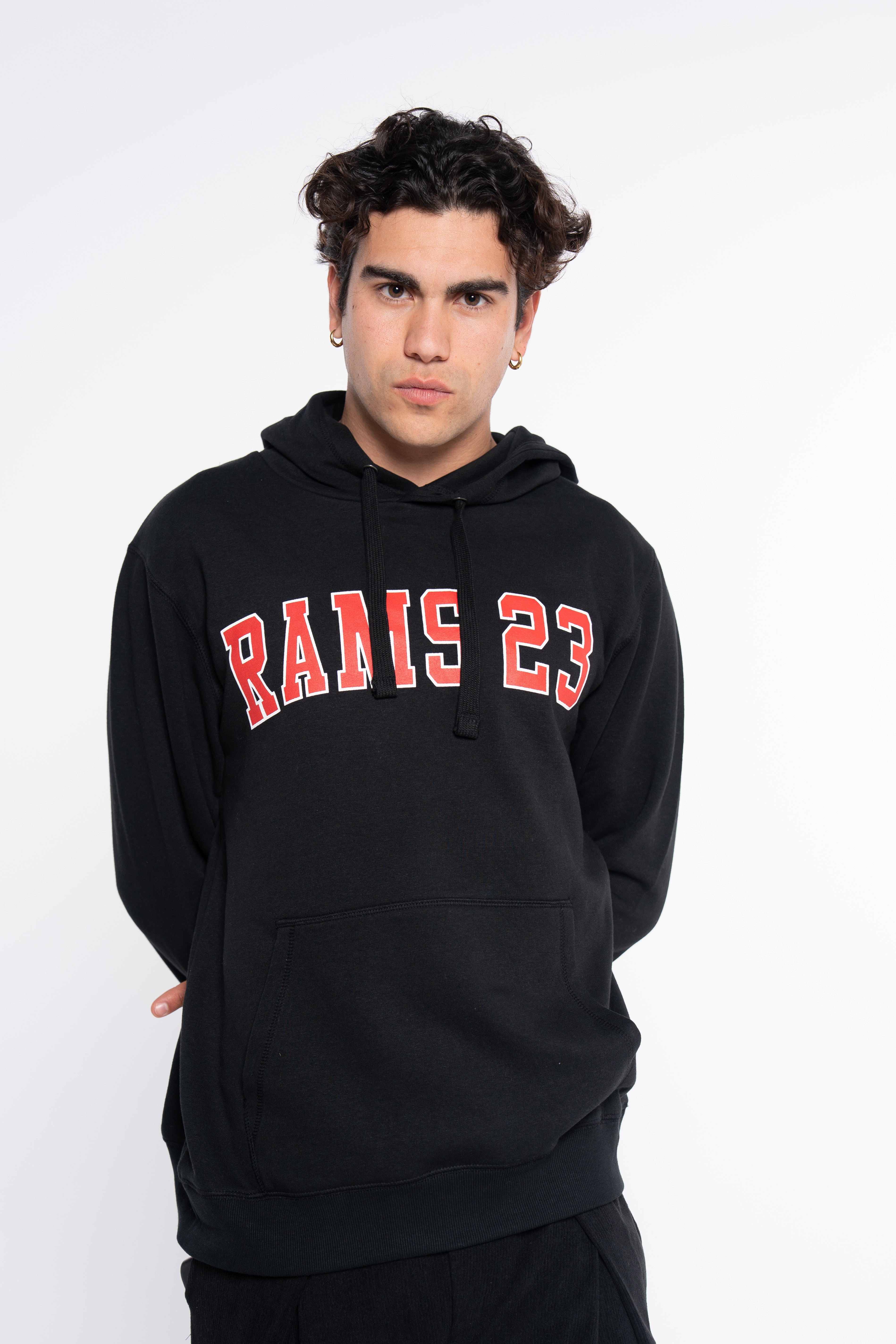 Sudadera RAMS23 SUDADERA UNIVERSITY NEGRO – NEGRO