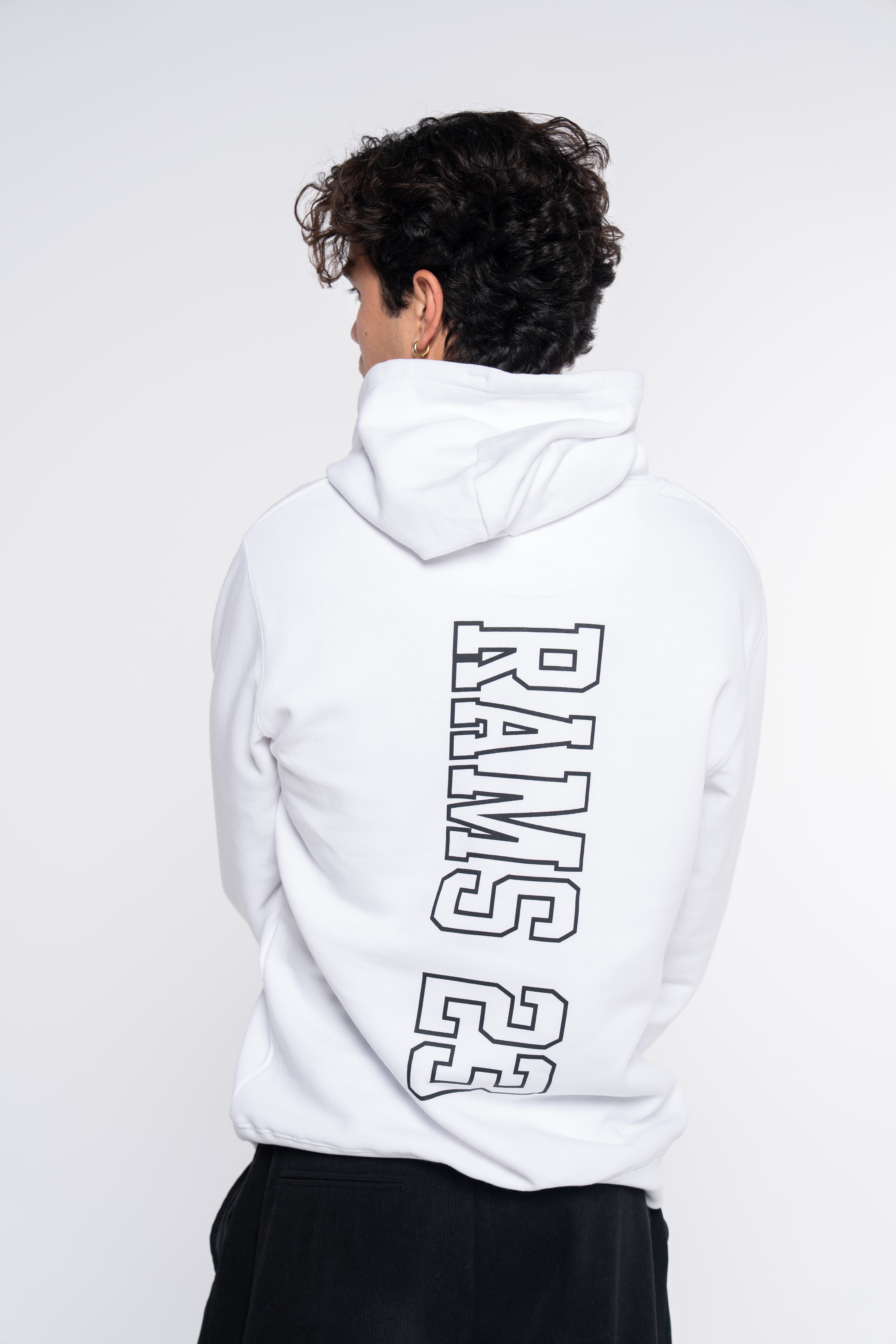 SUDADERA VERTICAL BLANCO