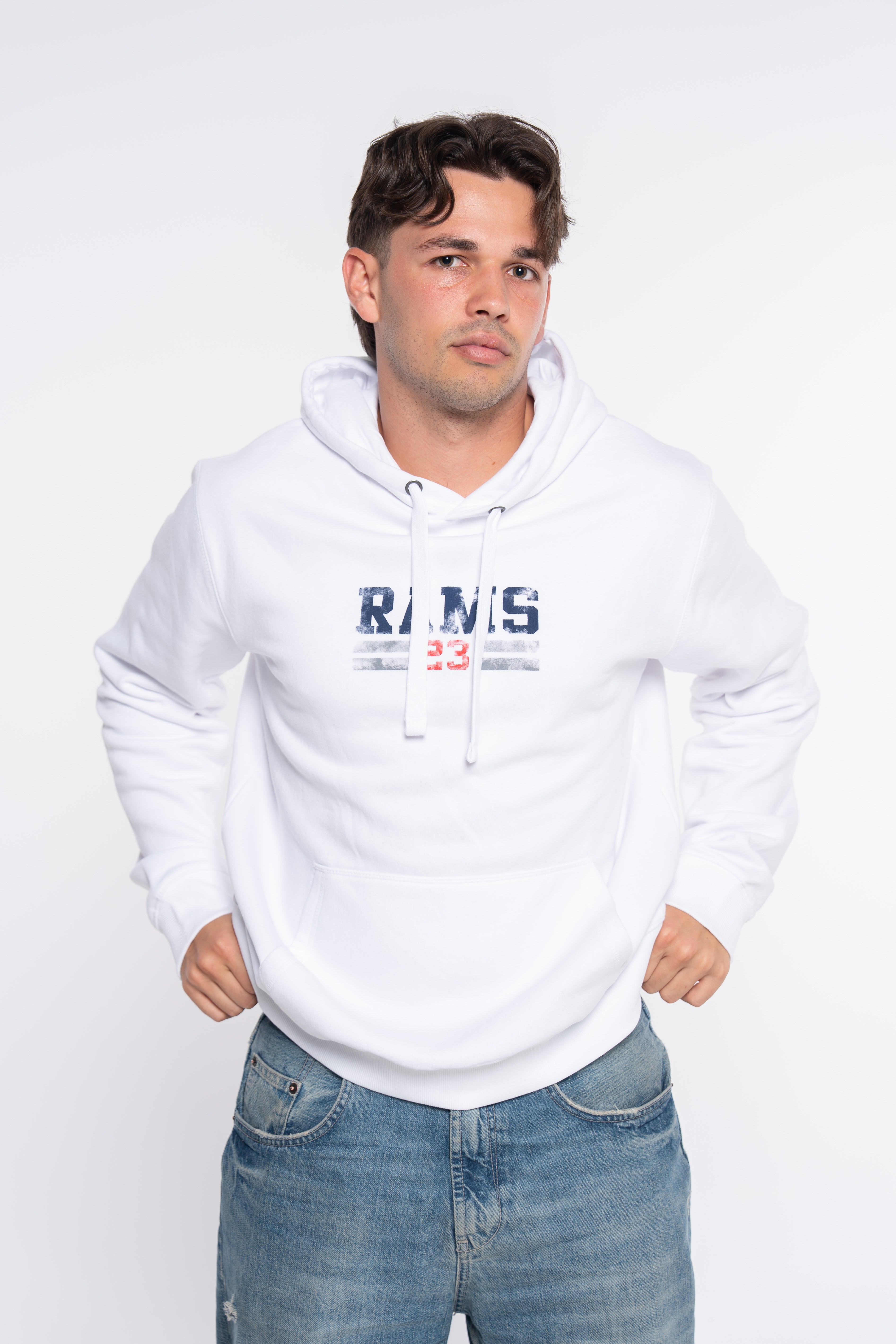 Sudadera RAMS23 SUDADERA AVIADOR 23 BLANCO – BLANCO
