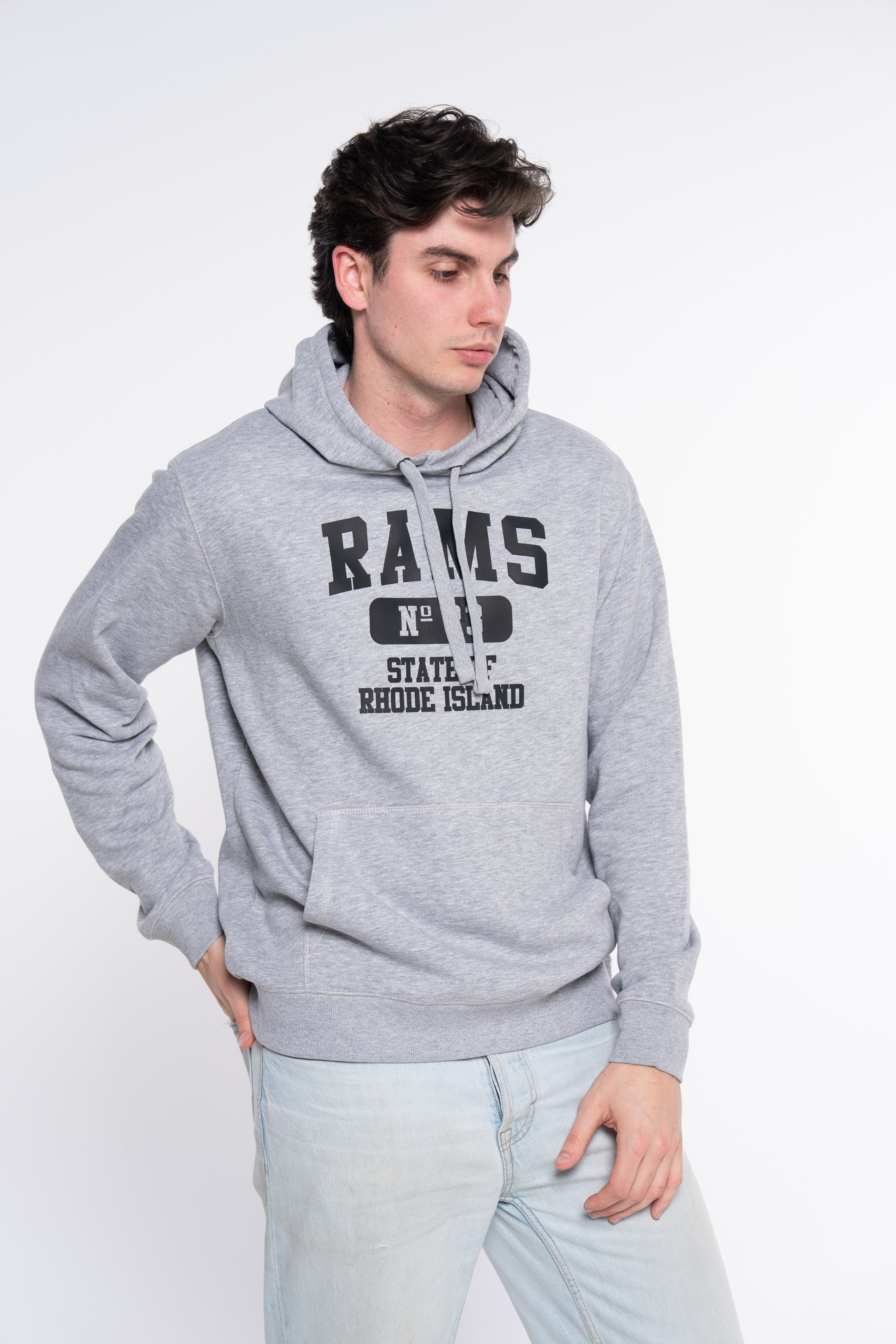 SUDADERA N23 GRIS