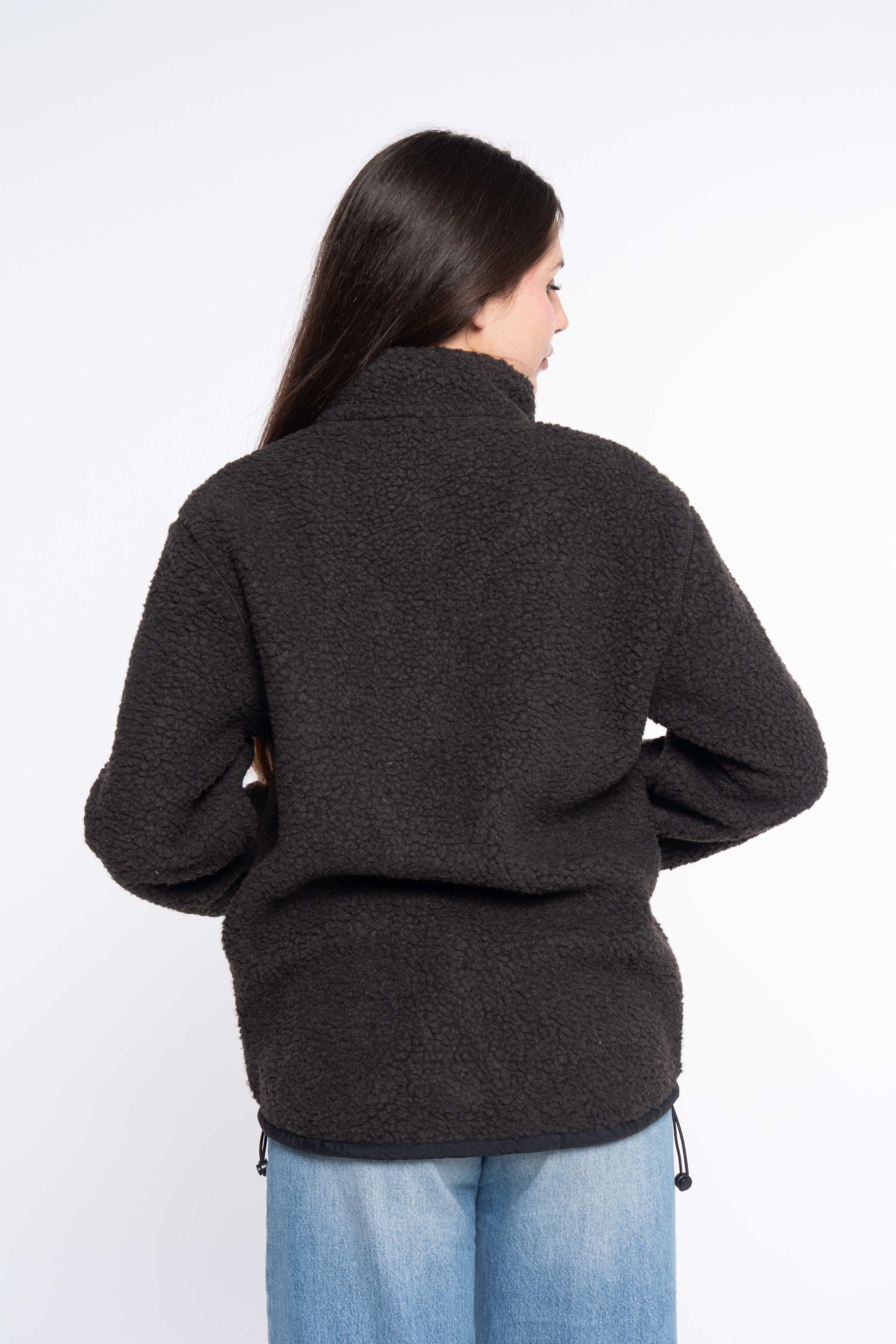 CHAQUETA SHERPA NEGRA