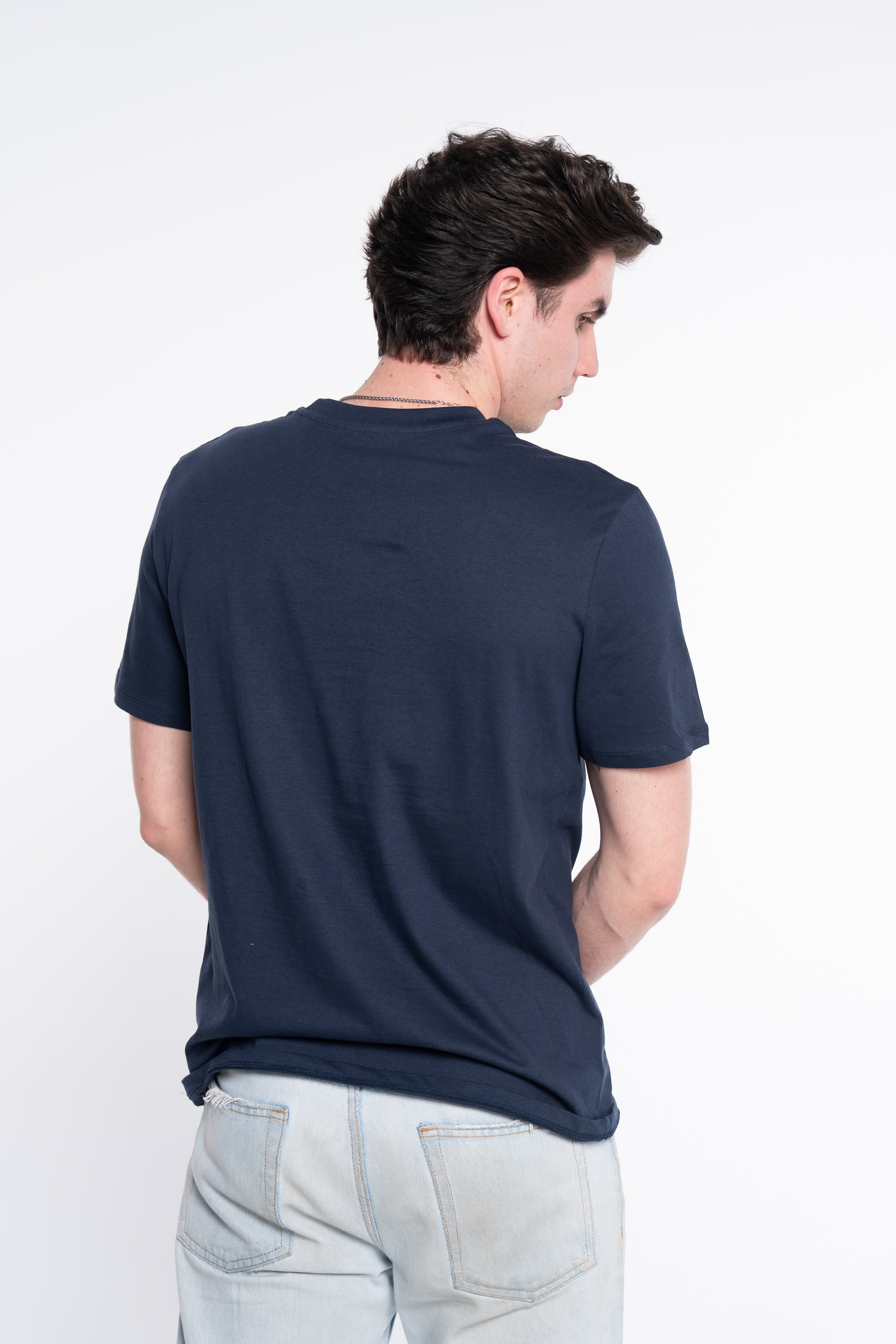CAMISETA CLASSIC LOGO AZUL MARINO