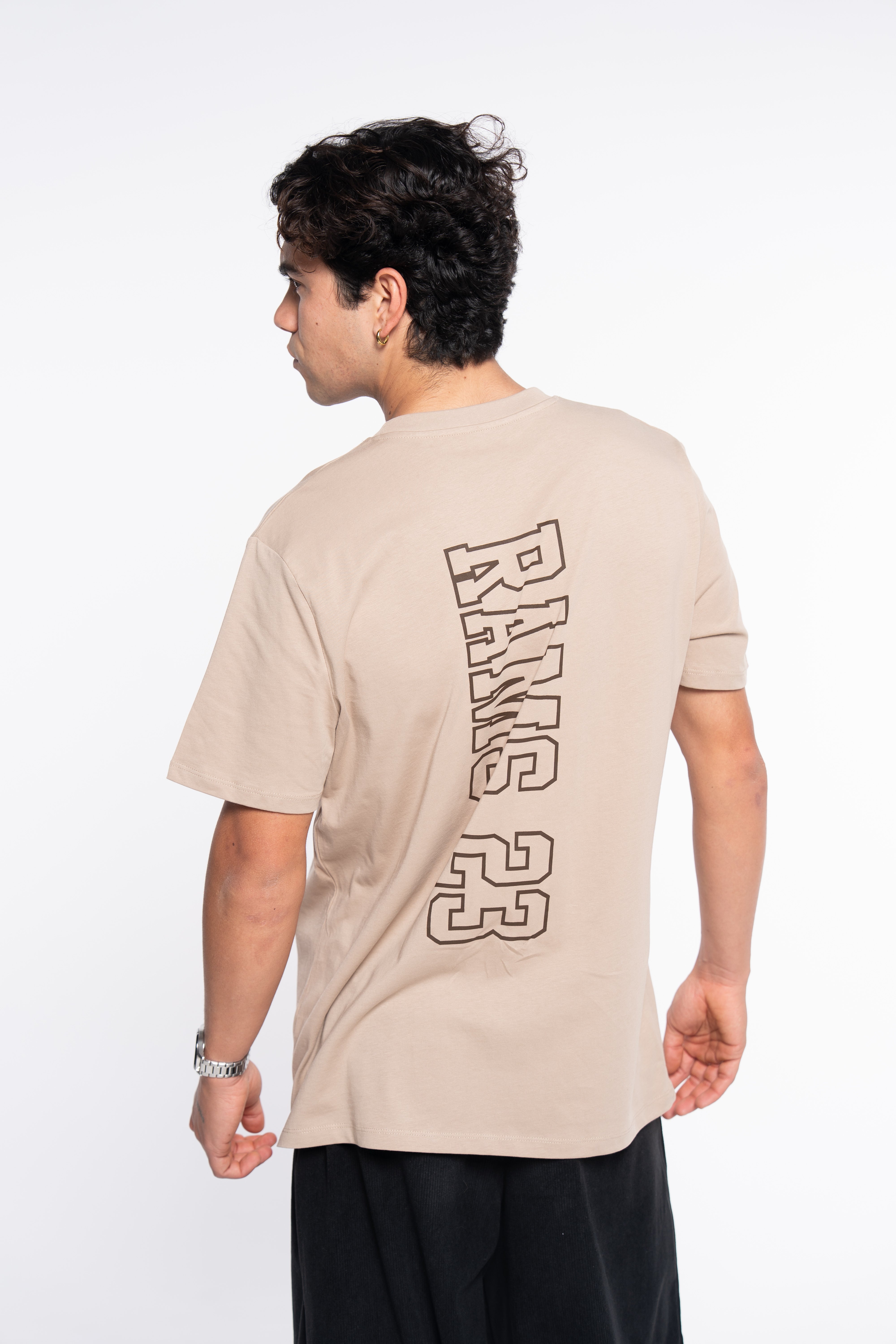 CAMISETA VERTICAL CREMA