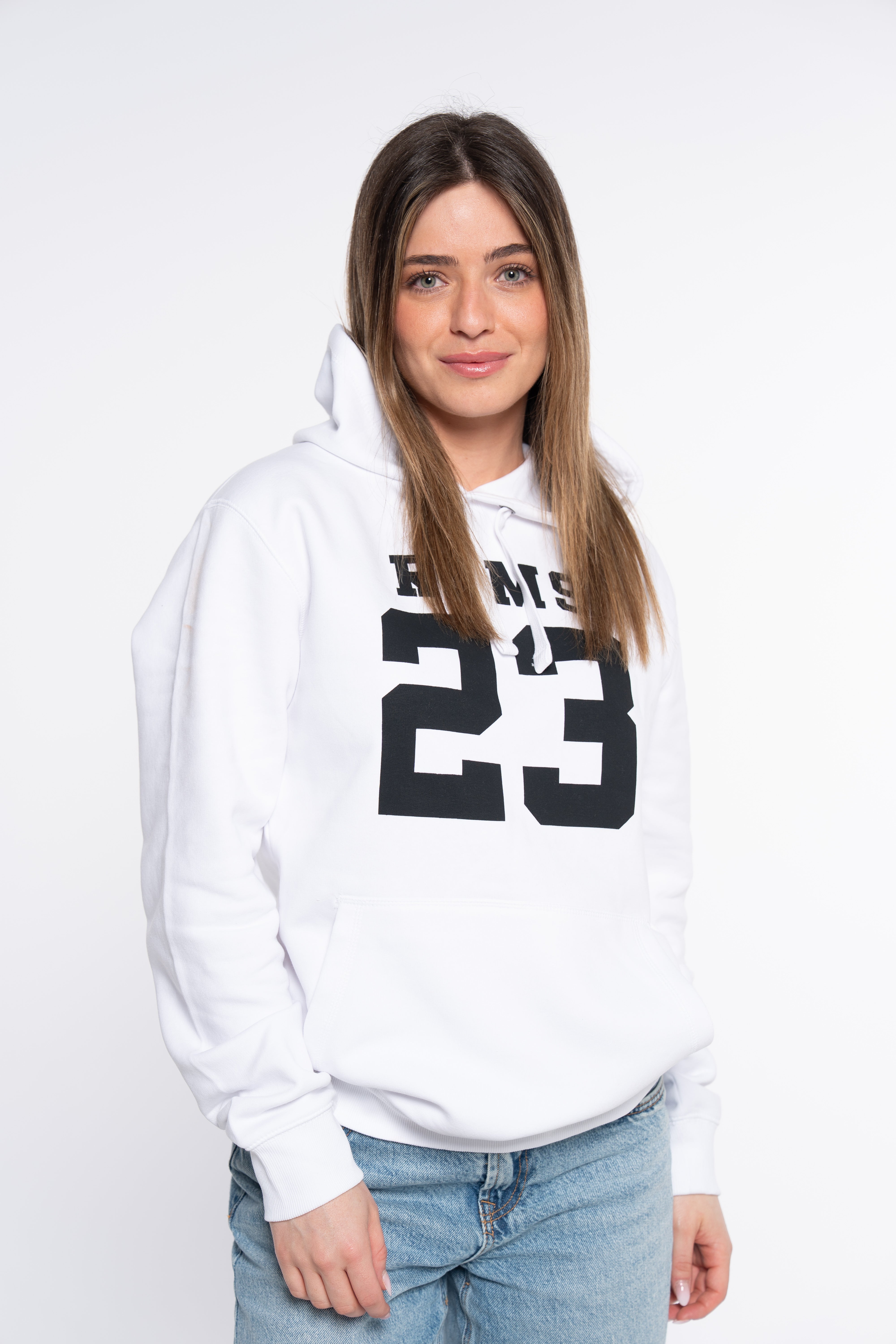 SUDADERA CLASSIC LOGO BLANCO