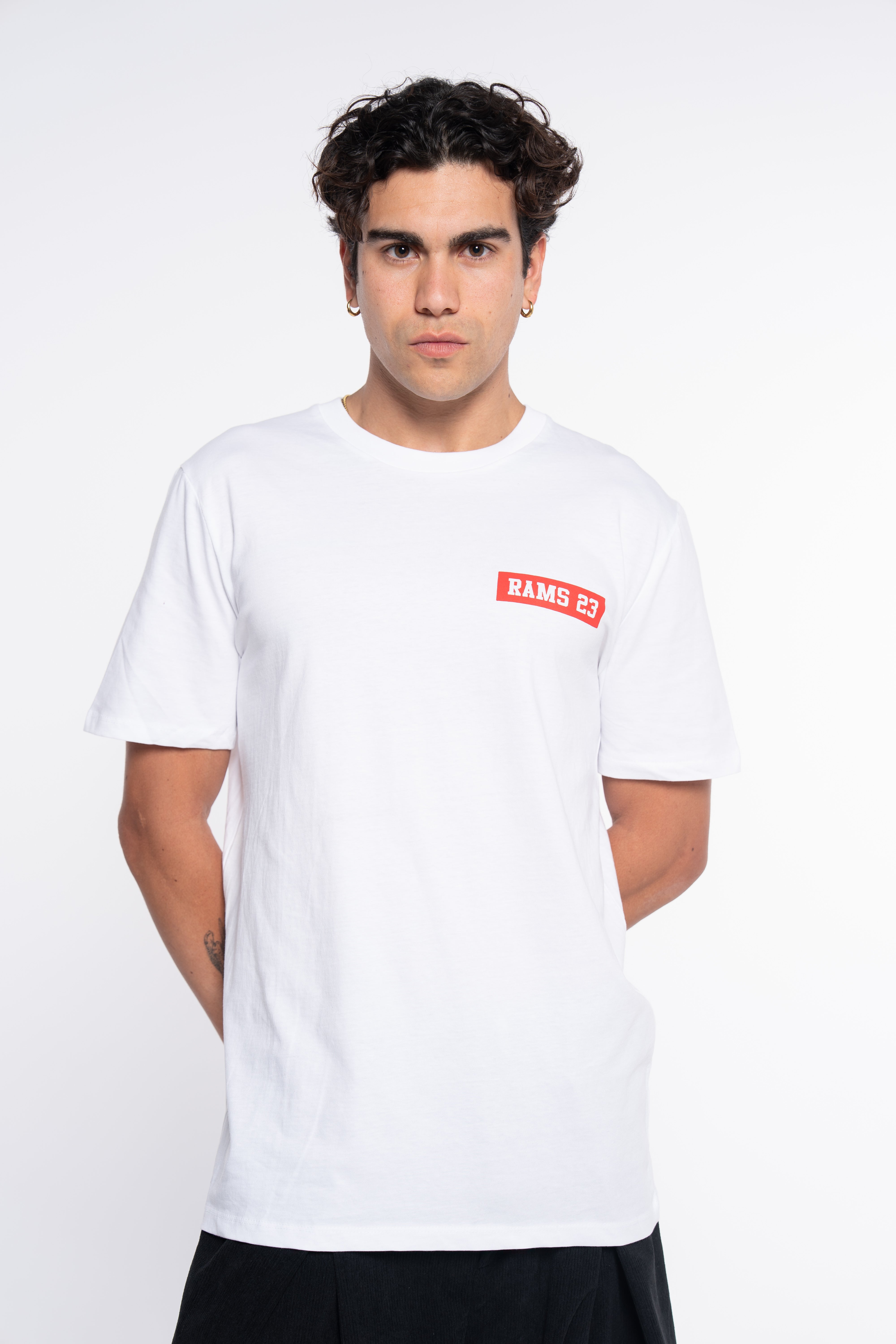 CAMISETA LOGO RECTANGULAR BLANCO
