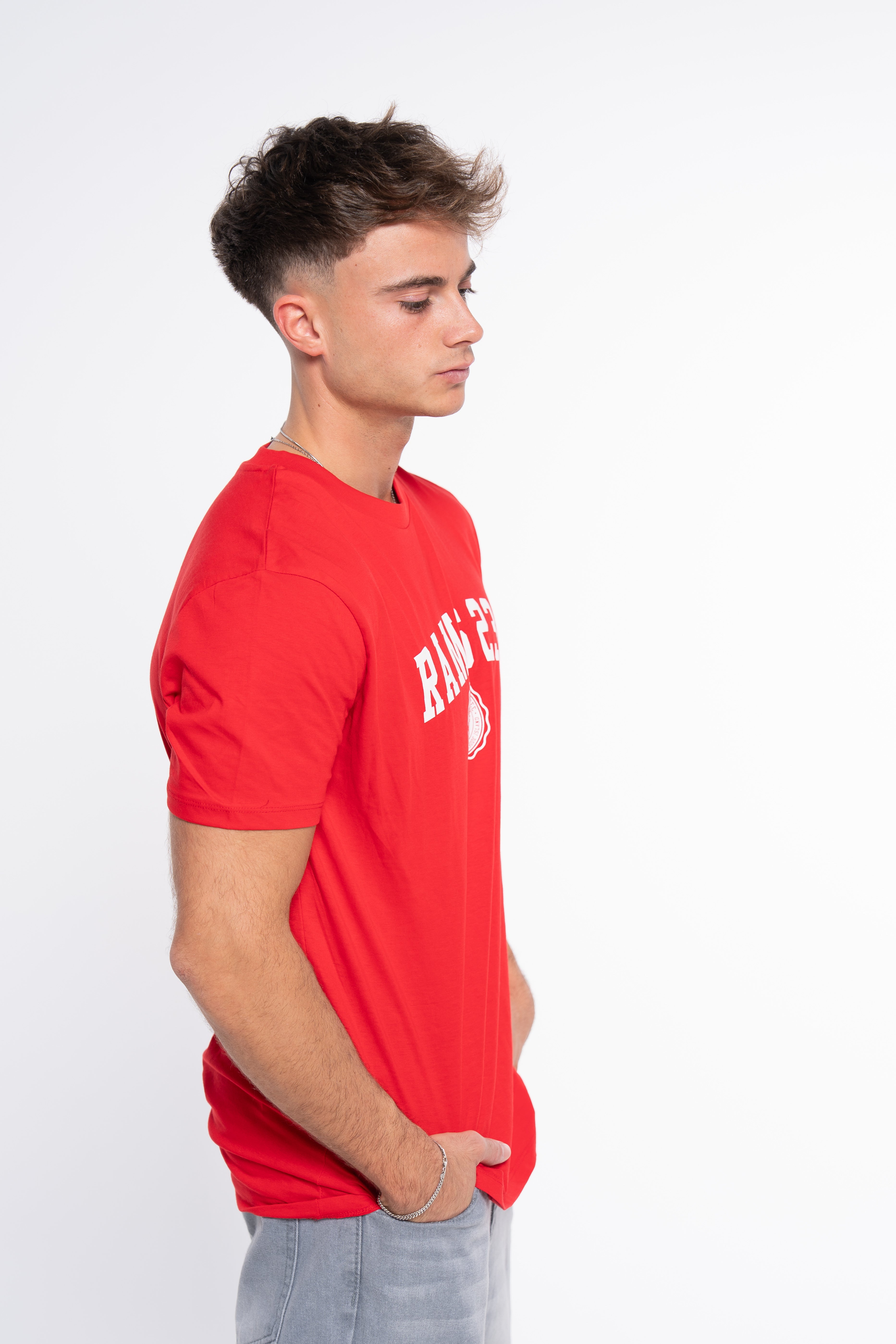 CAMISETA UNIVERSITY LOGO ROJO