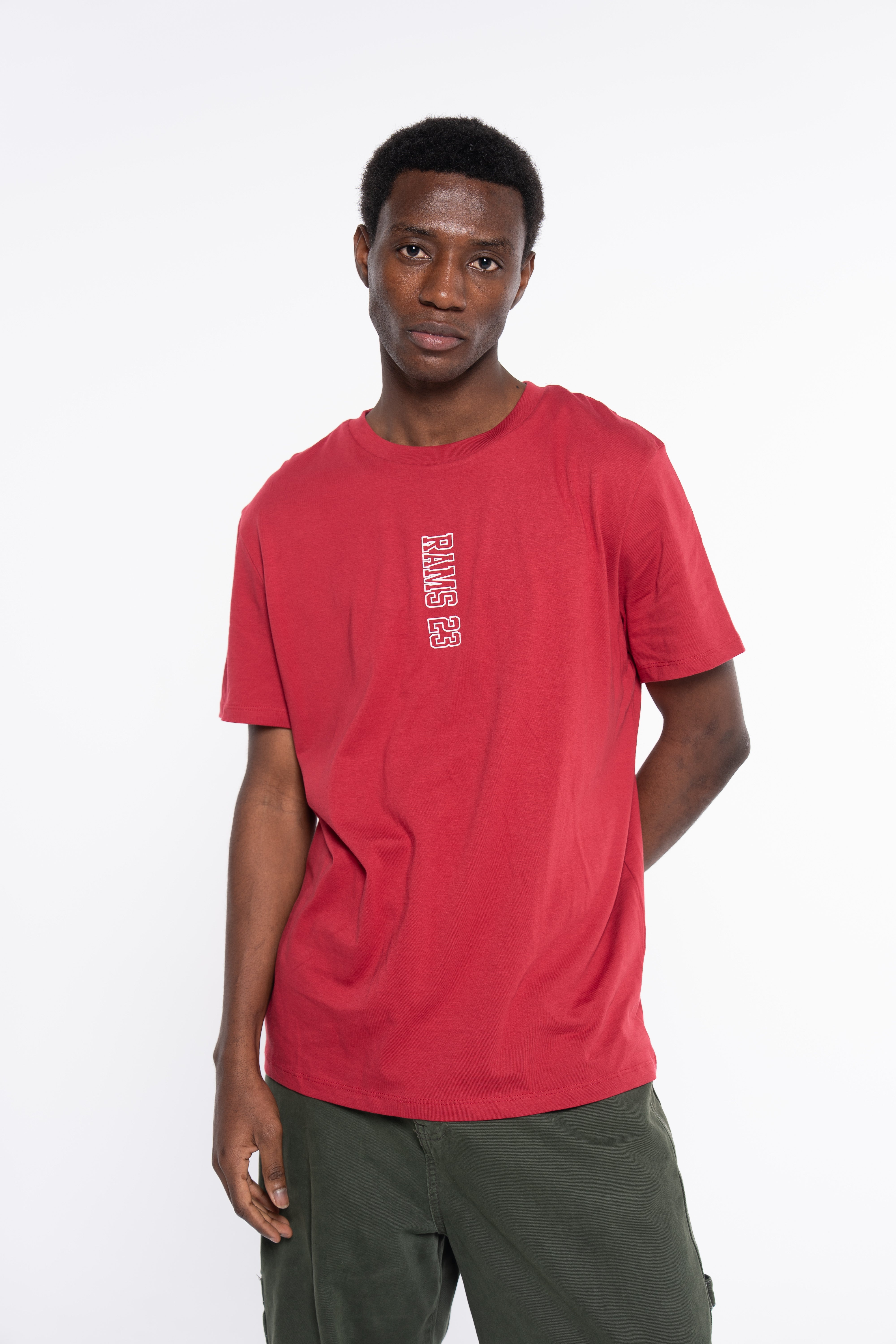 CAMISETA VERTICAL GRANATE