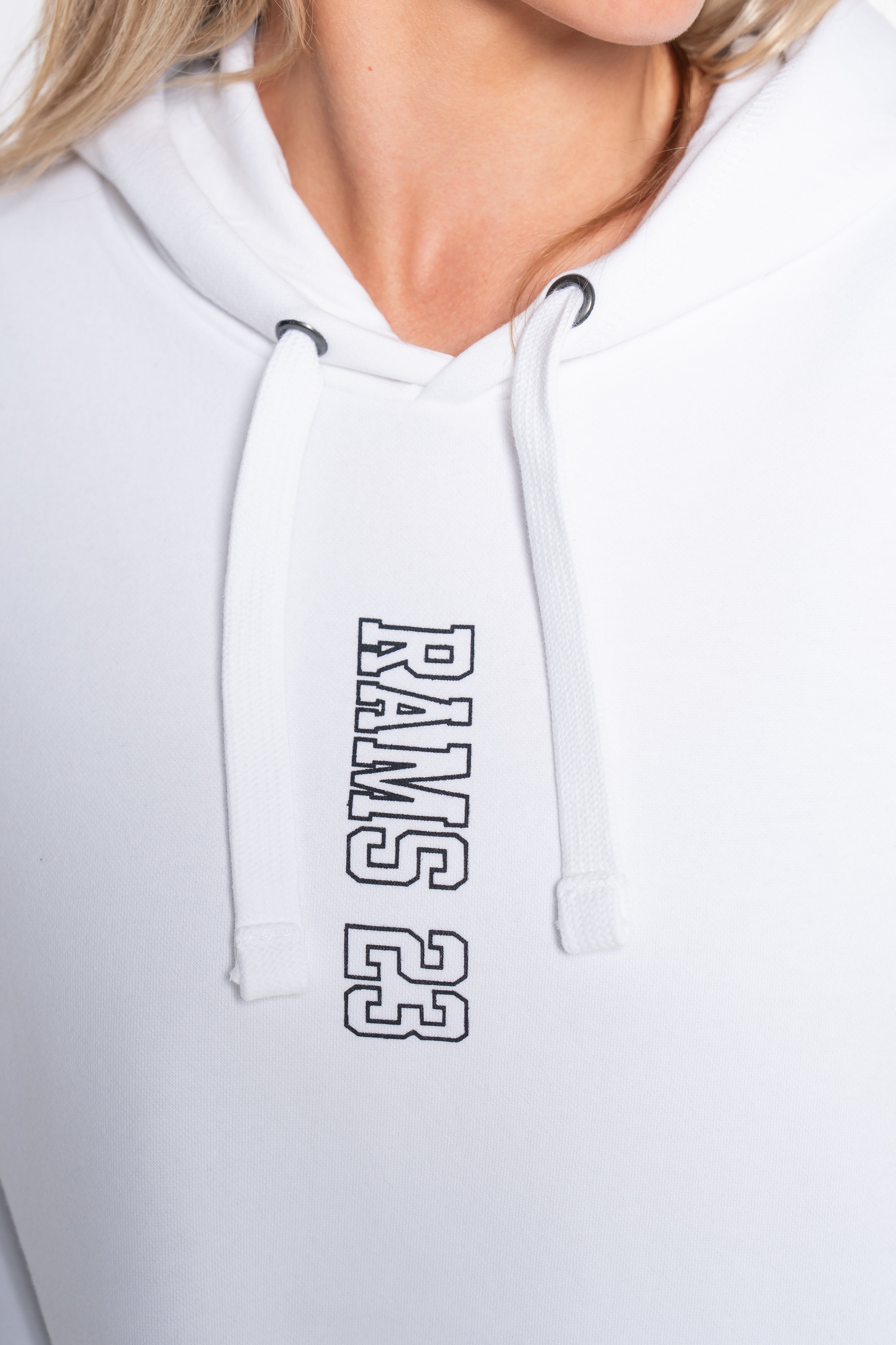 SUDADERA VERTICAL BLANCO