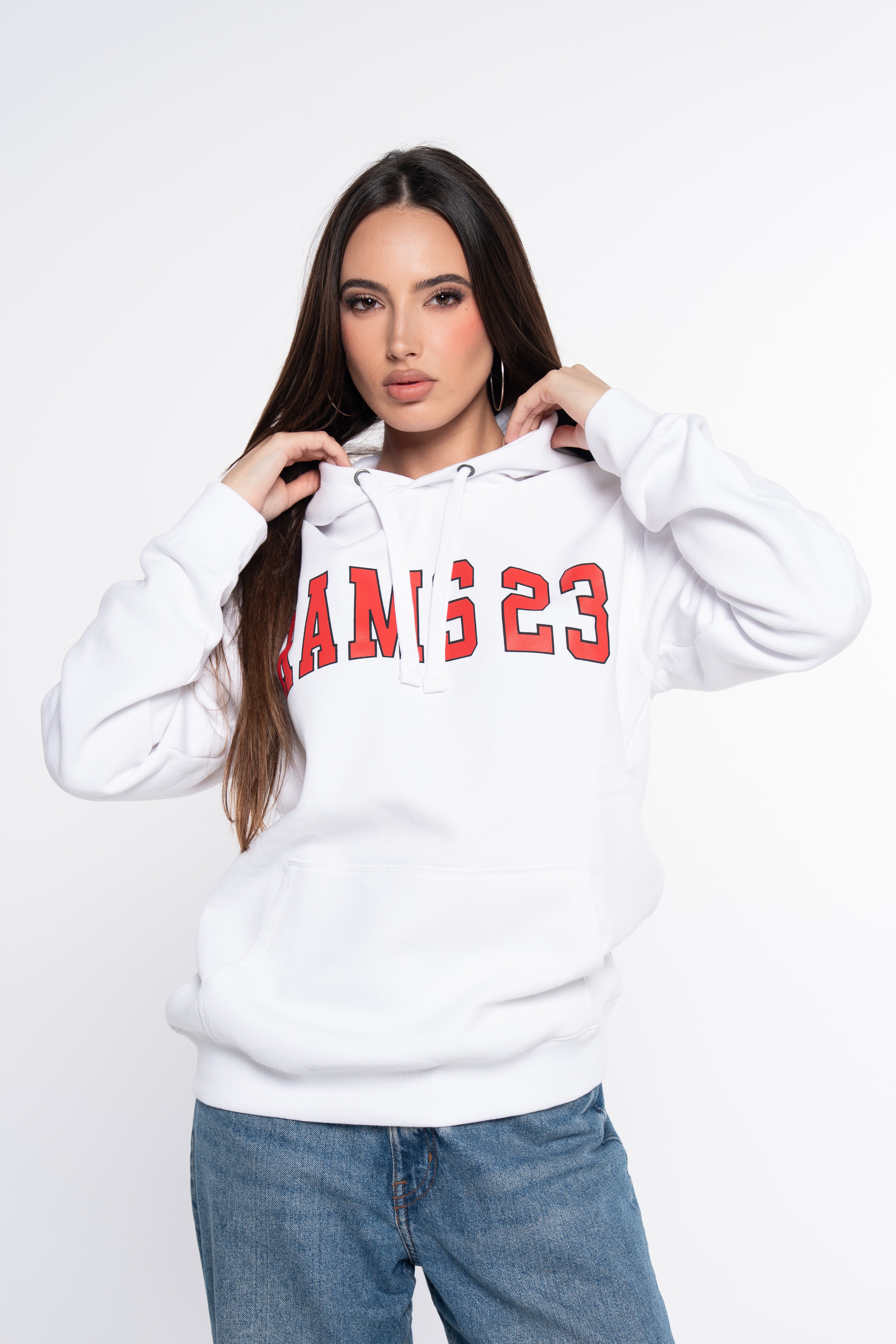 Sudadera RAMS23 SUDADERA UNIVERSITY BLANCO – BLANCO