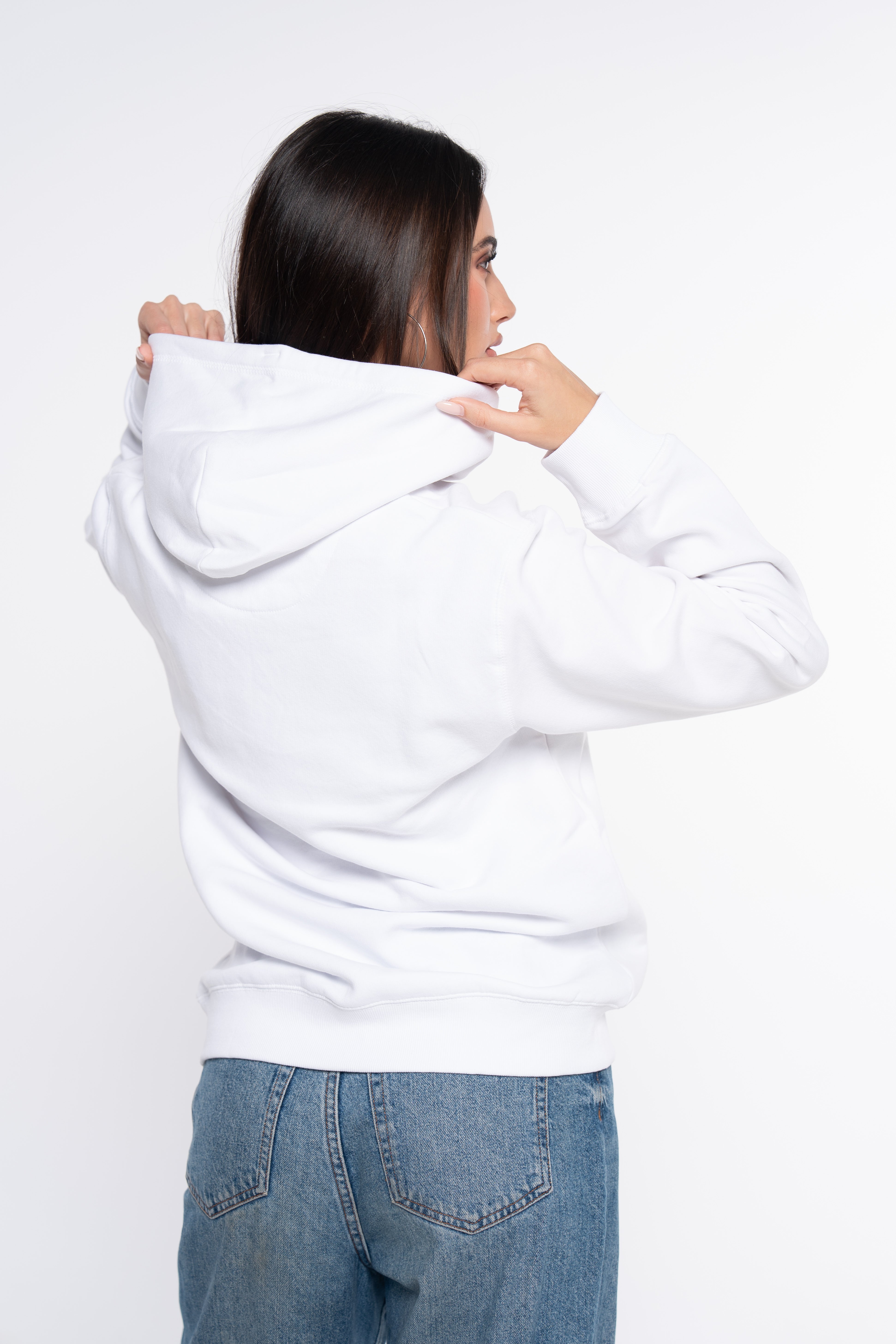 SUDADERA UNIVERSITY BLANCO