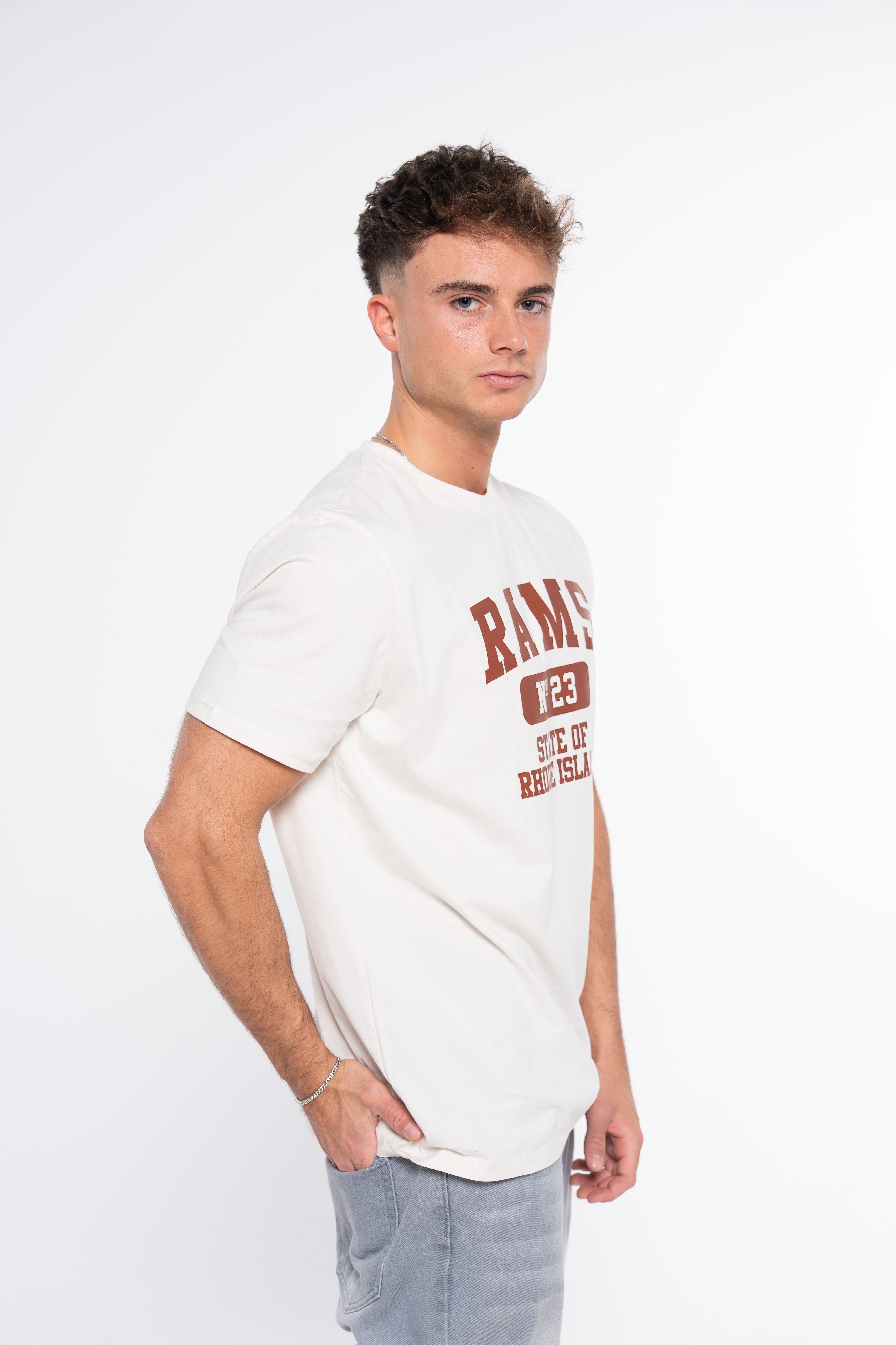 CAMISETA N23 BLANCO ROTO