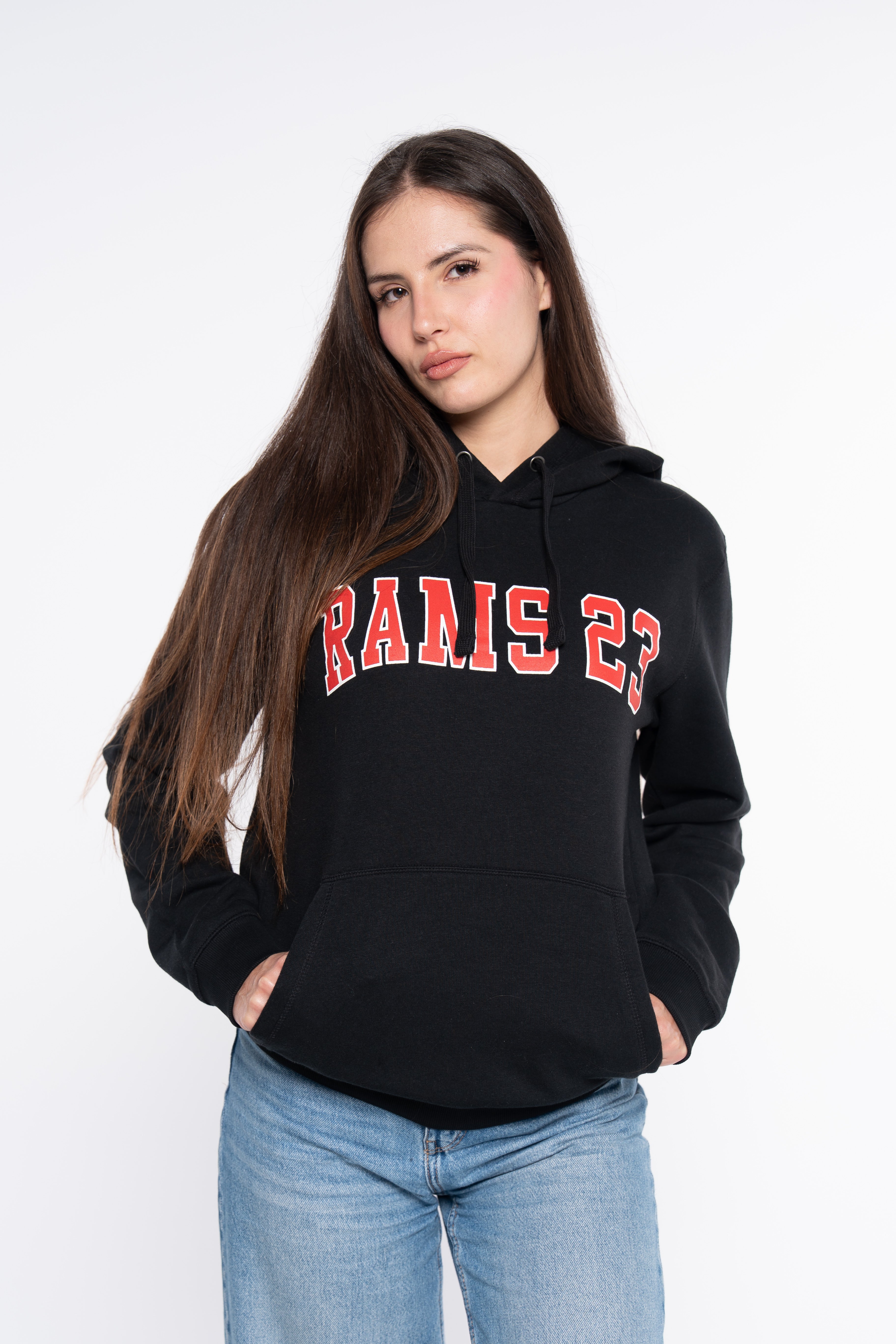 Sudadera RAMS23 SUDADERA UNIVERSITY NEGRO – NEGRO