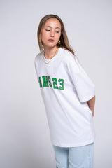 CAMISETA OVERSIZE RAMS 23 UNIVERSITY WHITE Verde