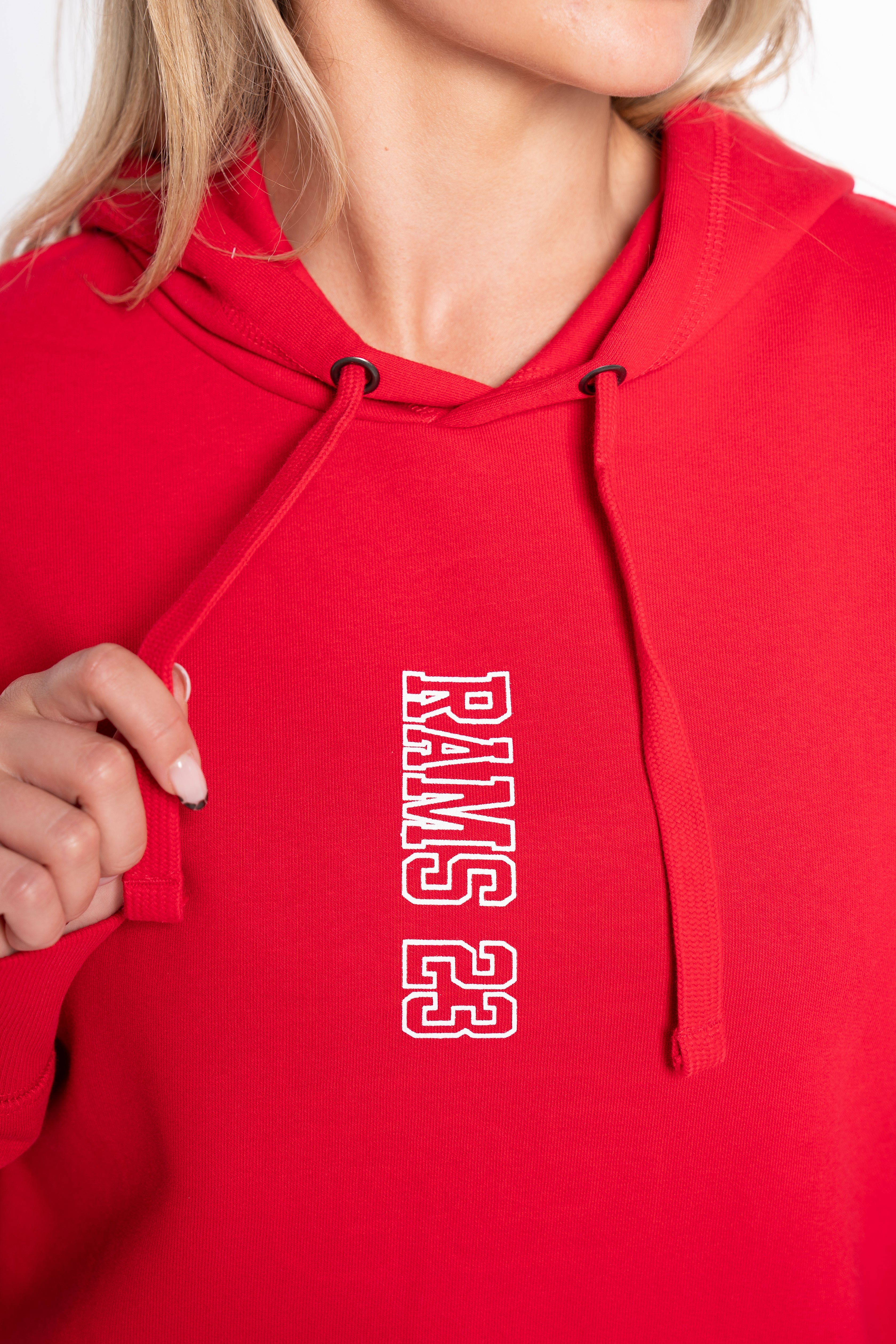 SUDADERA VERTICAL ROJO