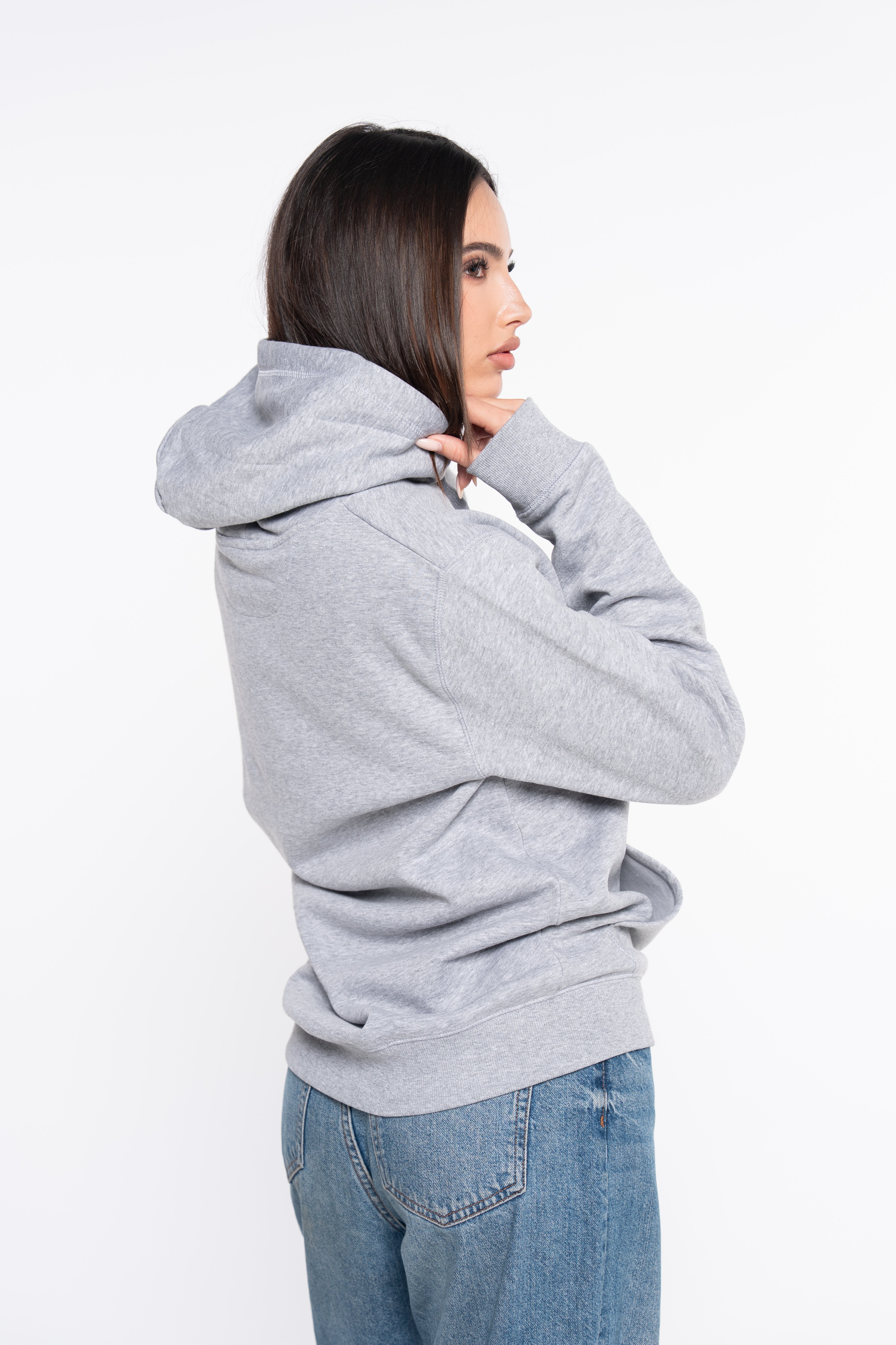 SUDADERA N23 GRIS