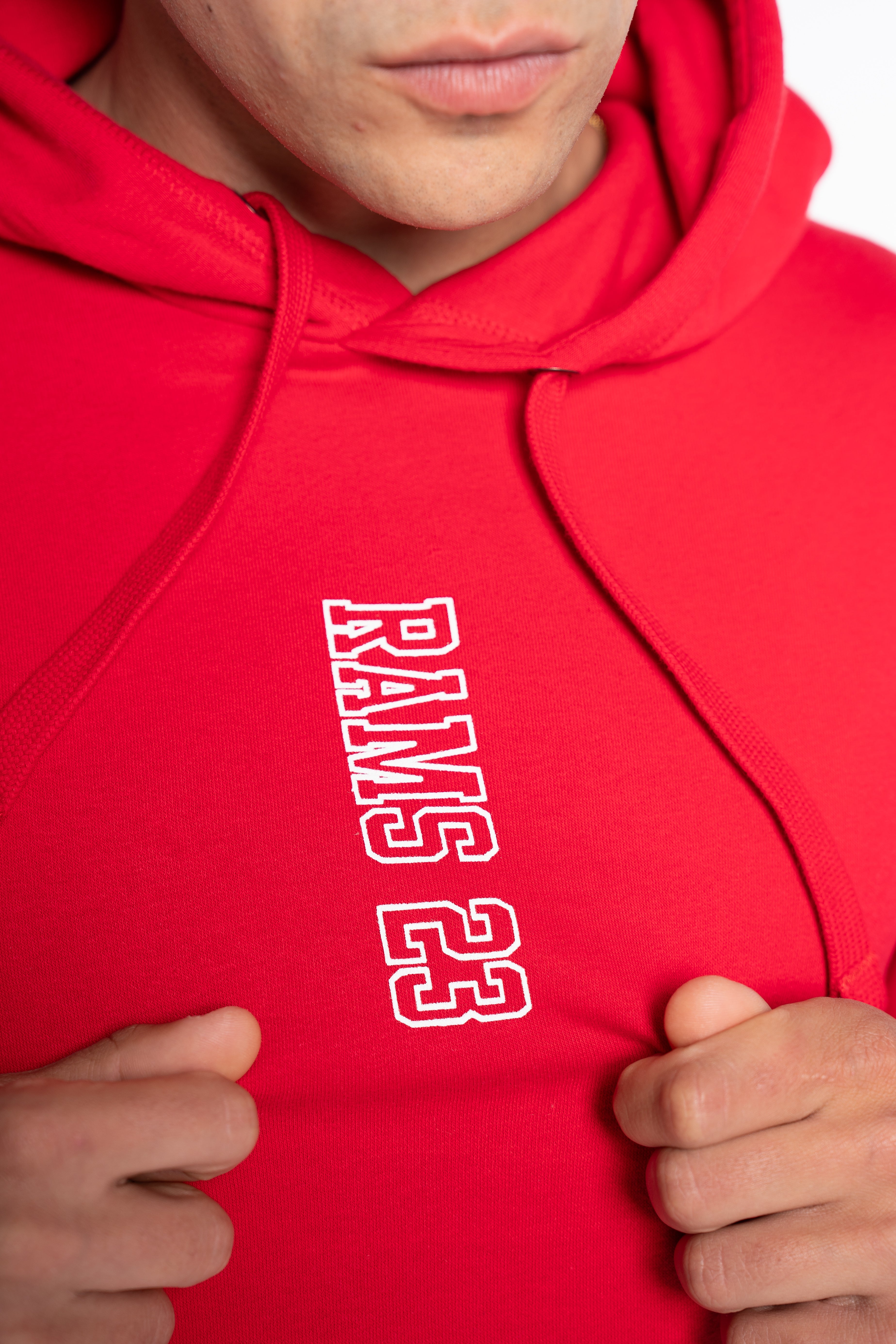 SUDADERA VERTICAL ROJO