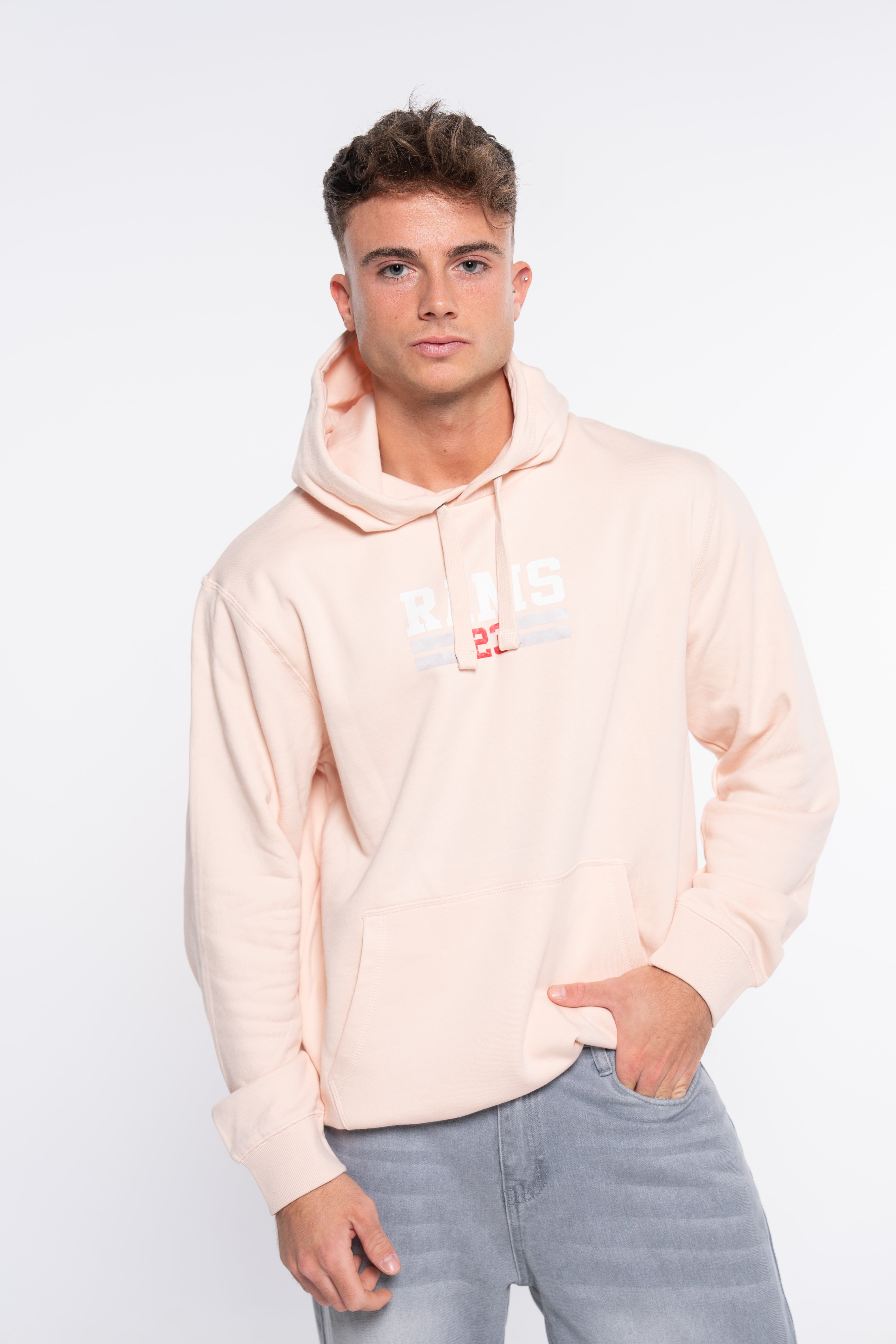Sudadera RAMS23 SUDADERA AVIADOR 23 ROSA – ROSA