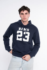 SUDADERA CLASSIC LOGO AZUL MARINO