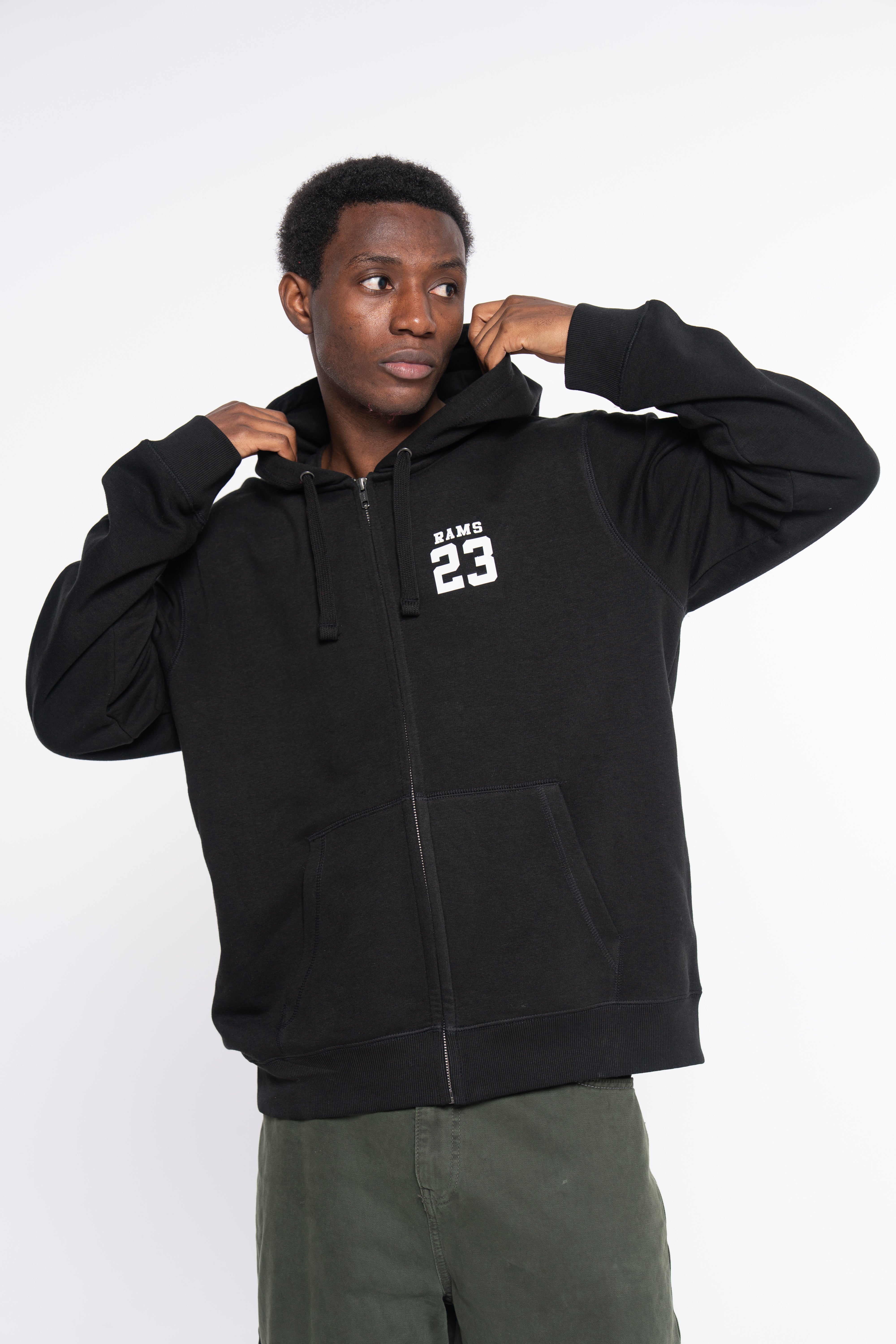 SUDADERA CREMALLERA CLASSIC LOGO NEGRO