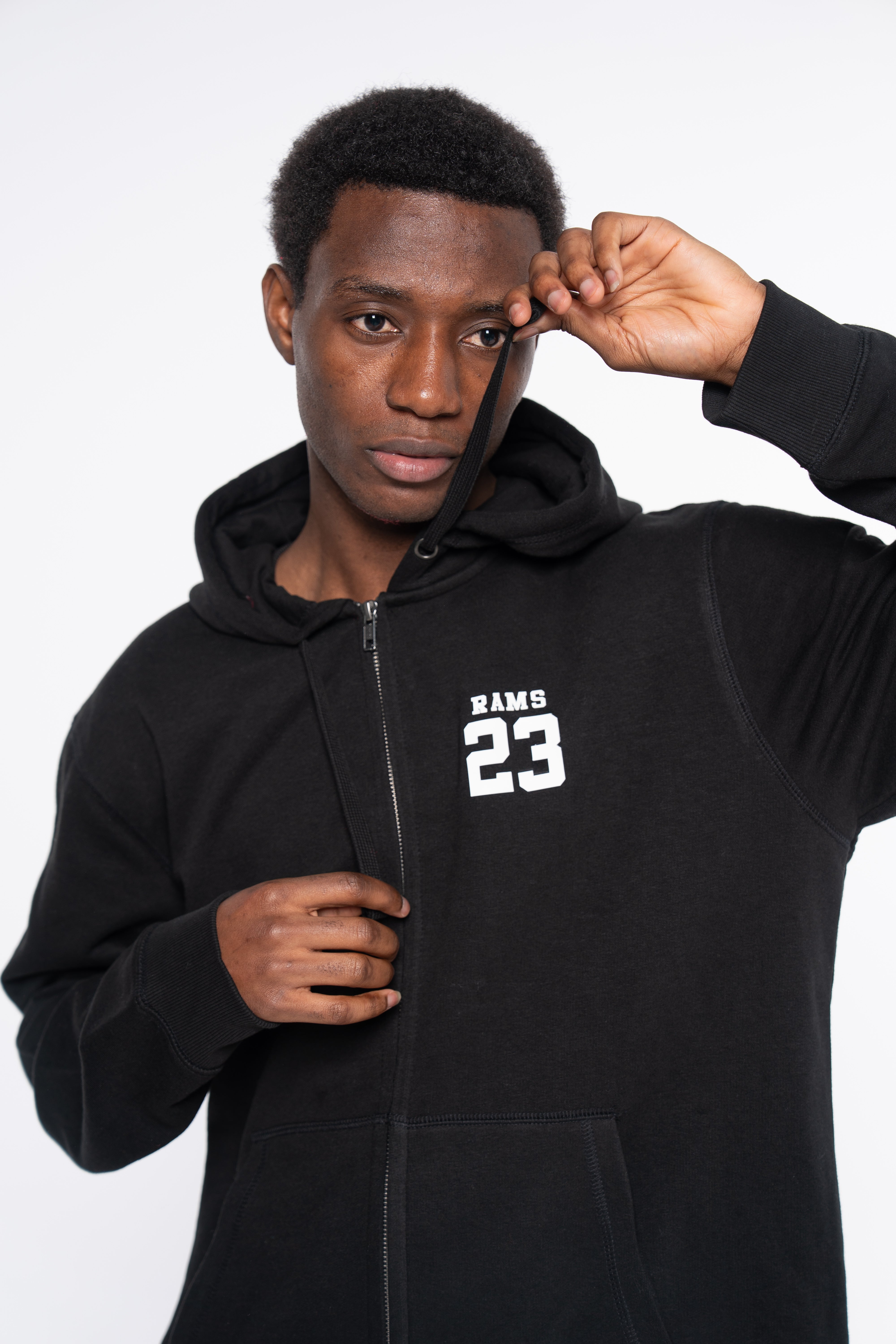 SUDADERA CREMALLERA CLASSIC LOGO NEGRO