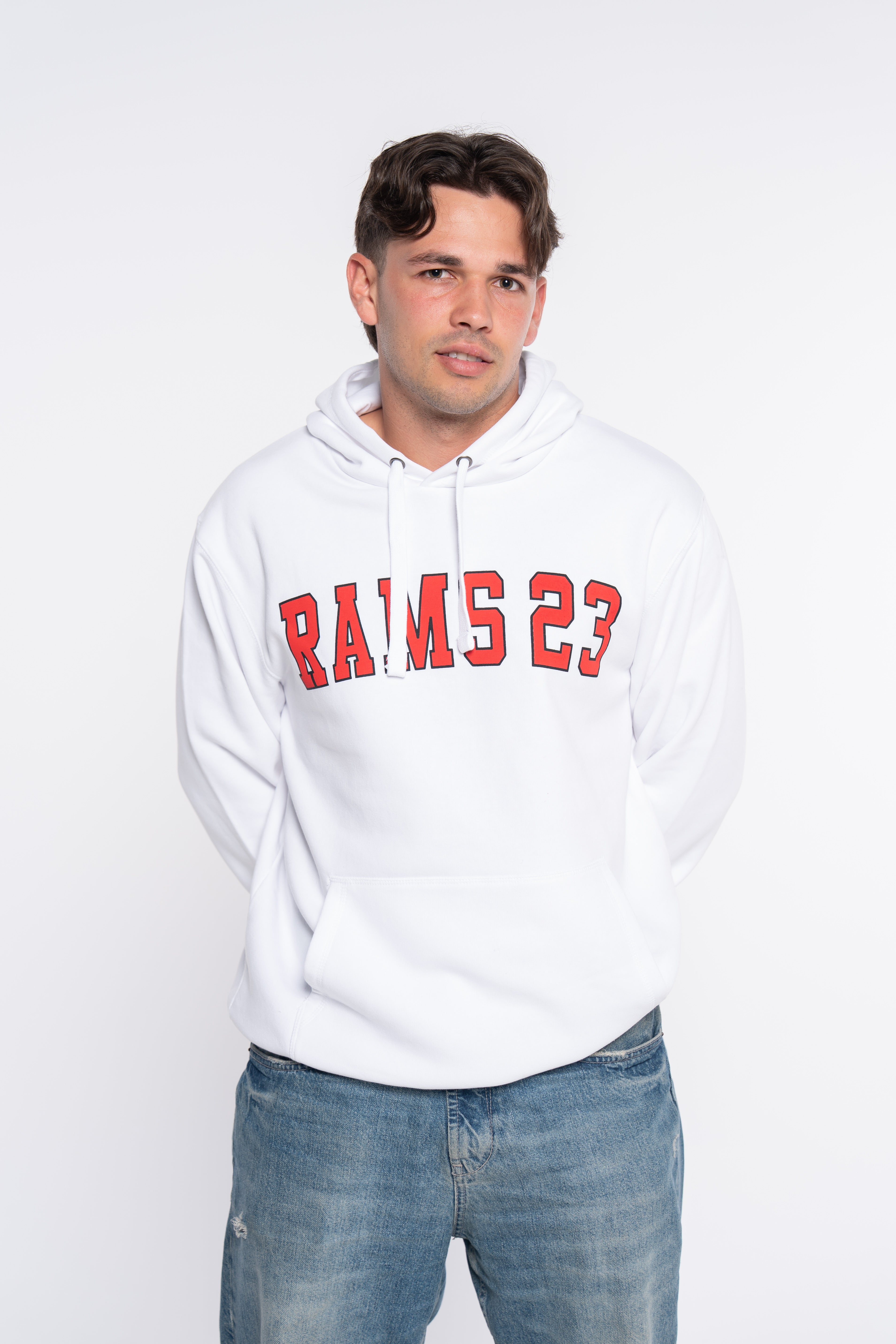 Sudadera RAMS23 SUDADERA UNIVERSITY BLANCO – BLANCO