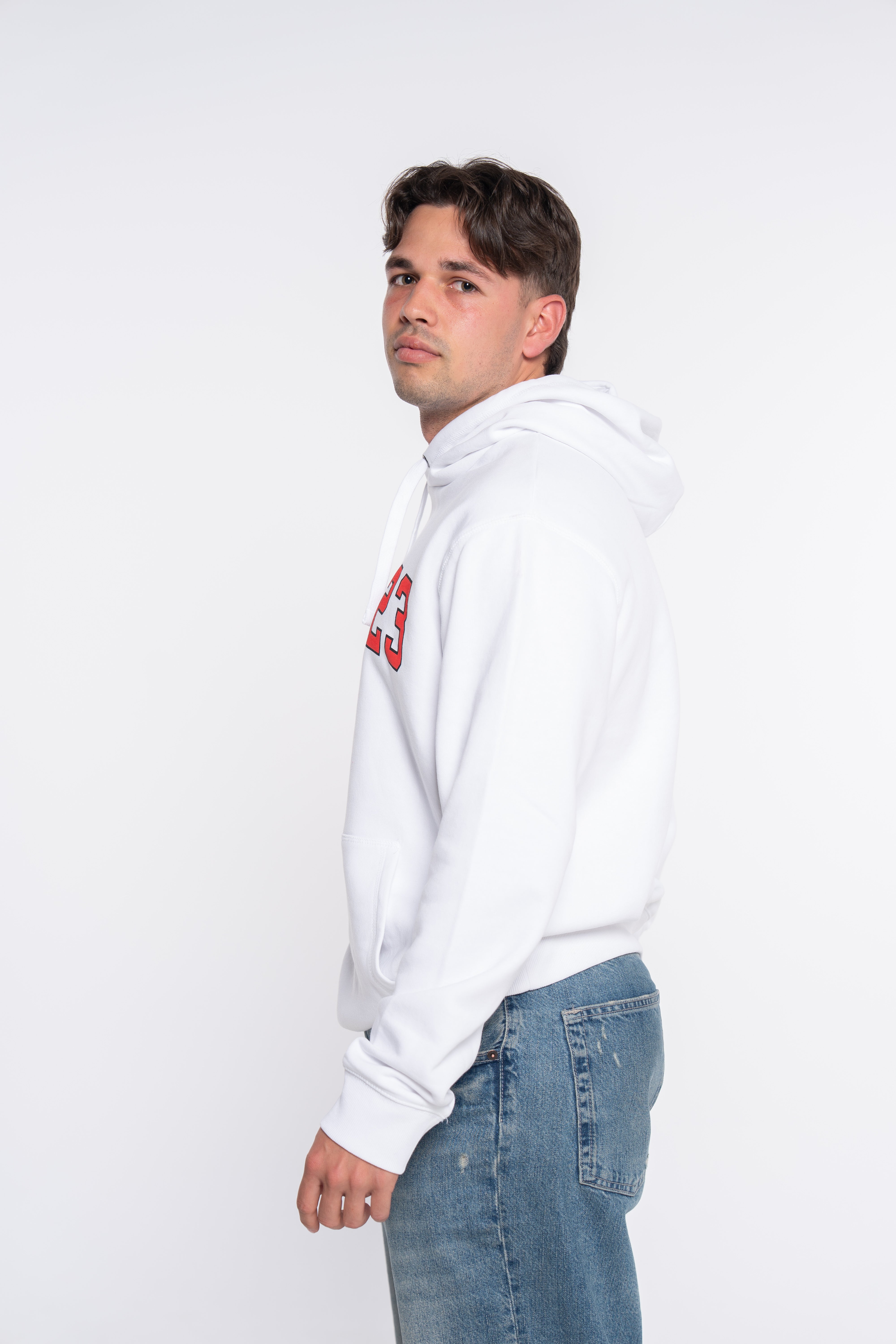 SUDADERA UNIVERSITY BLANCO
