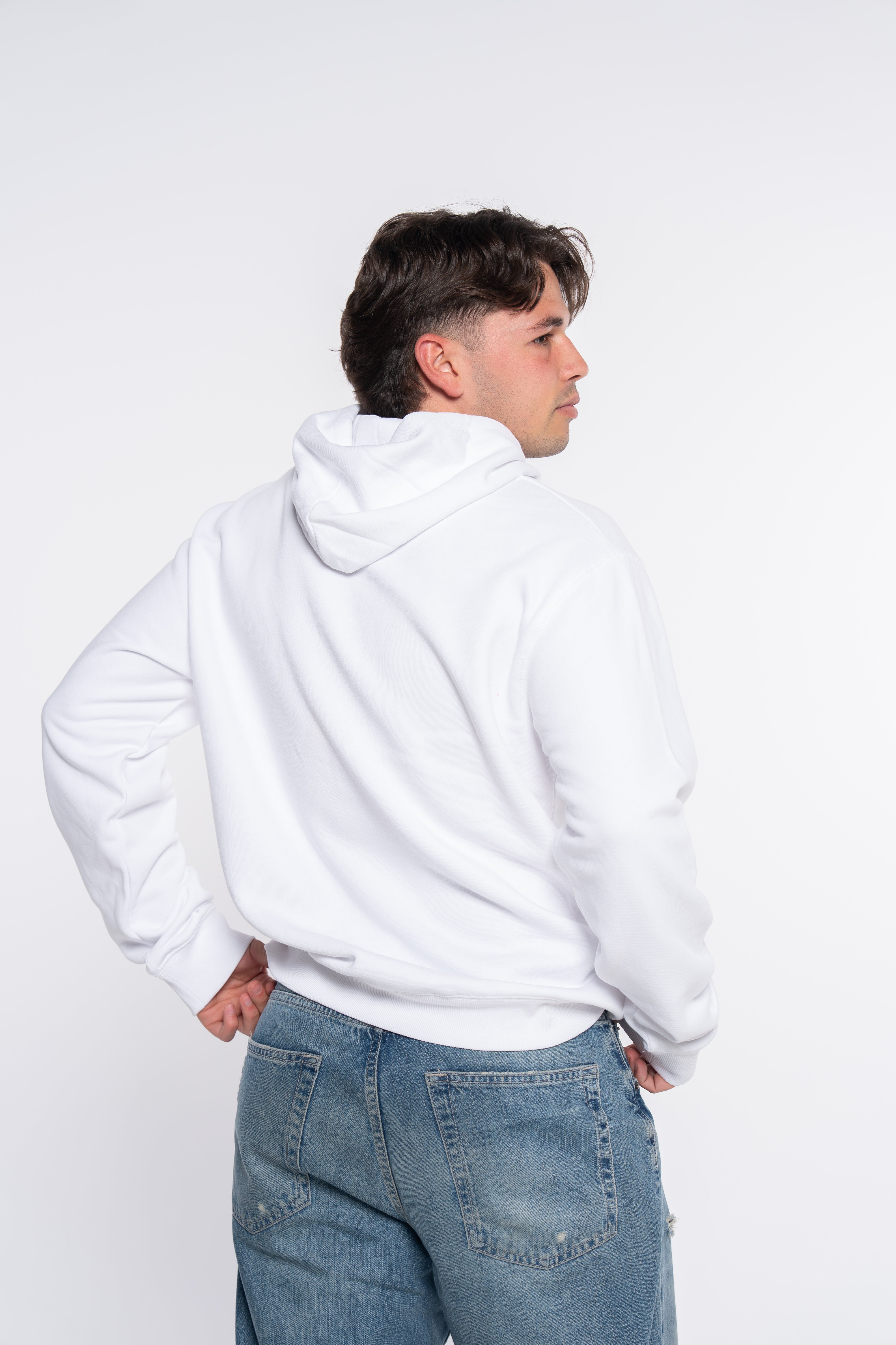SUDADERA UNIVERSITY BLANCO