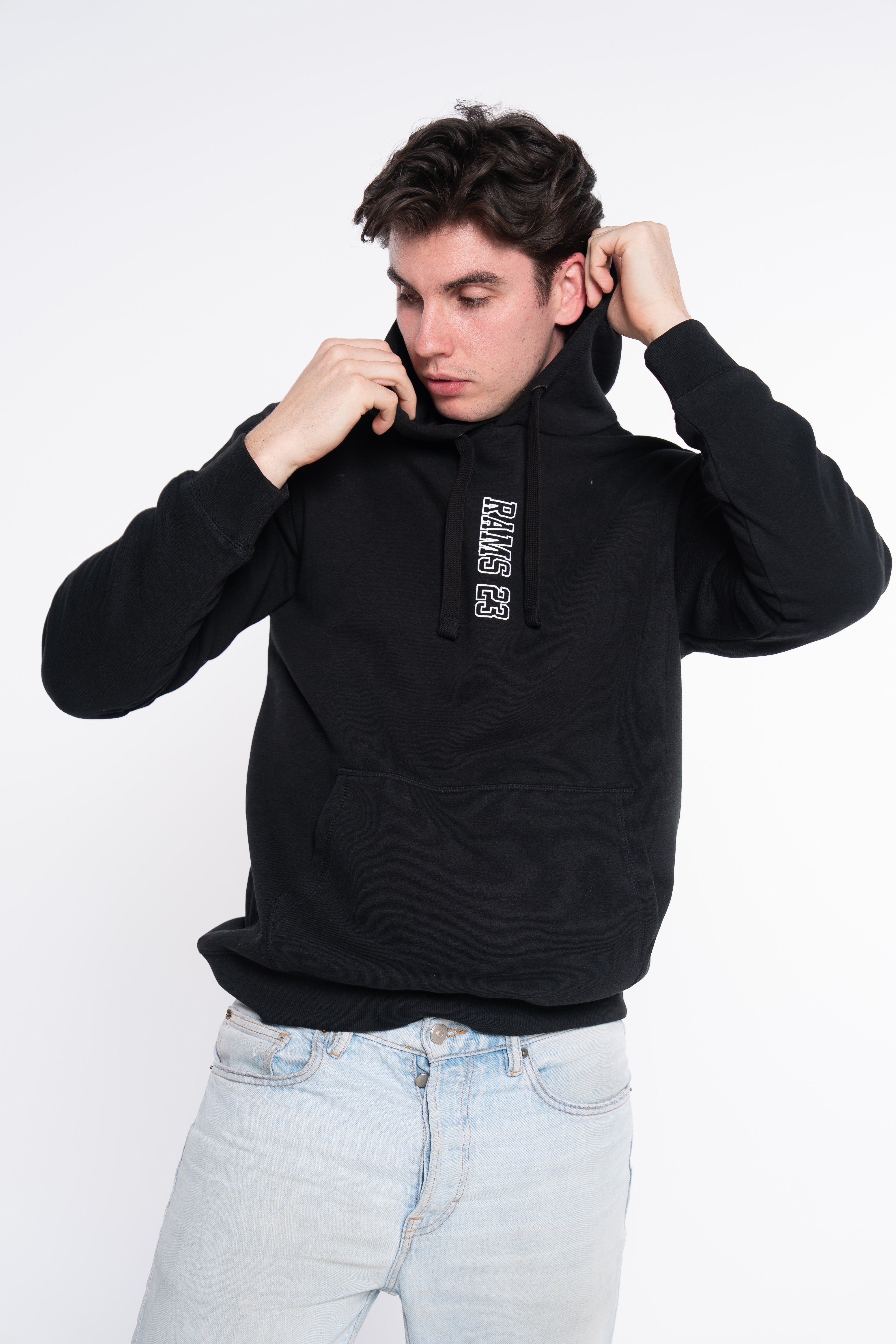 Sudadera RAMS23 SUDADERA VERTICAL NEGRO – NEGRO