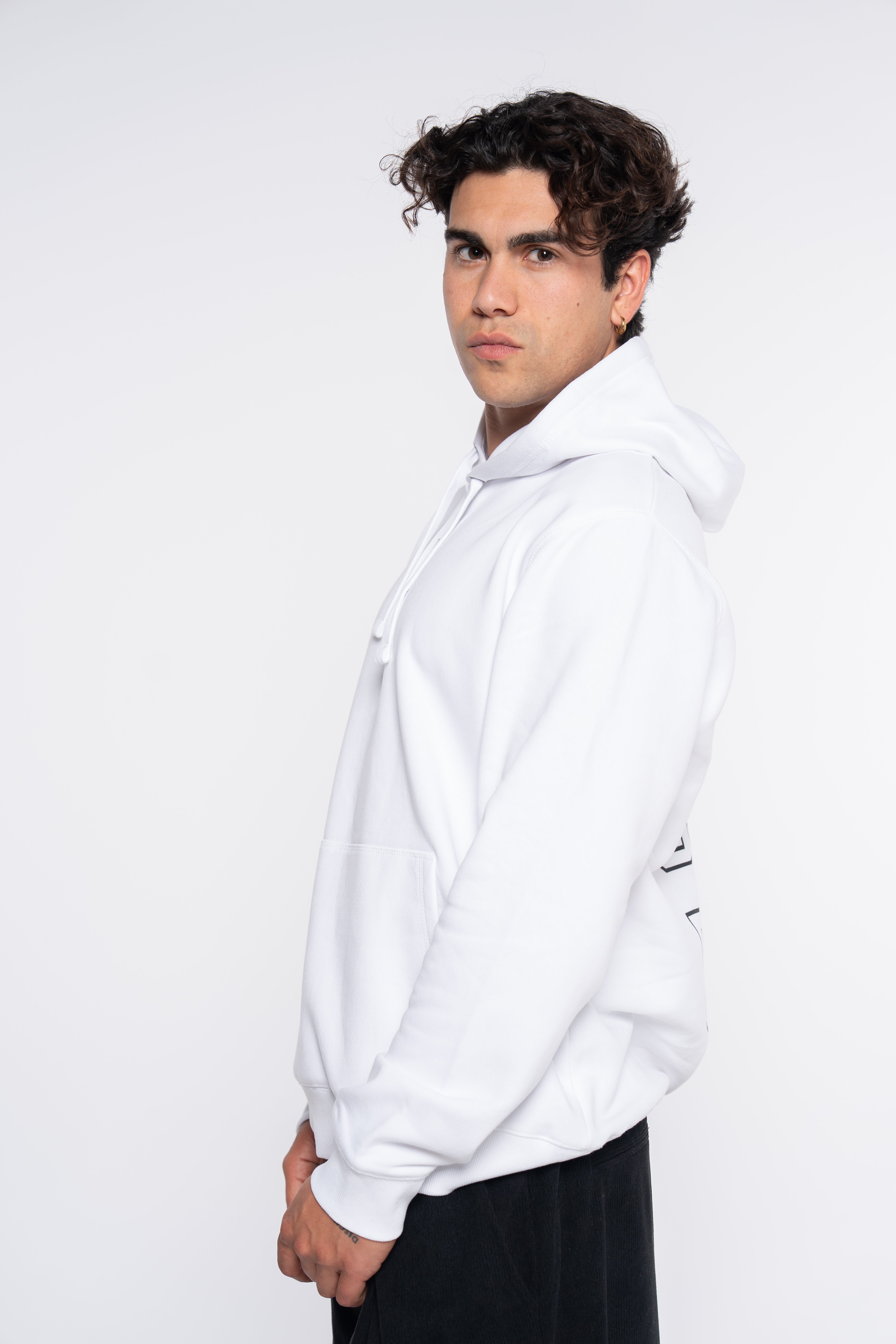 SUDADERA VERTICAL BLANCO
