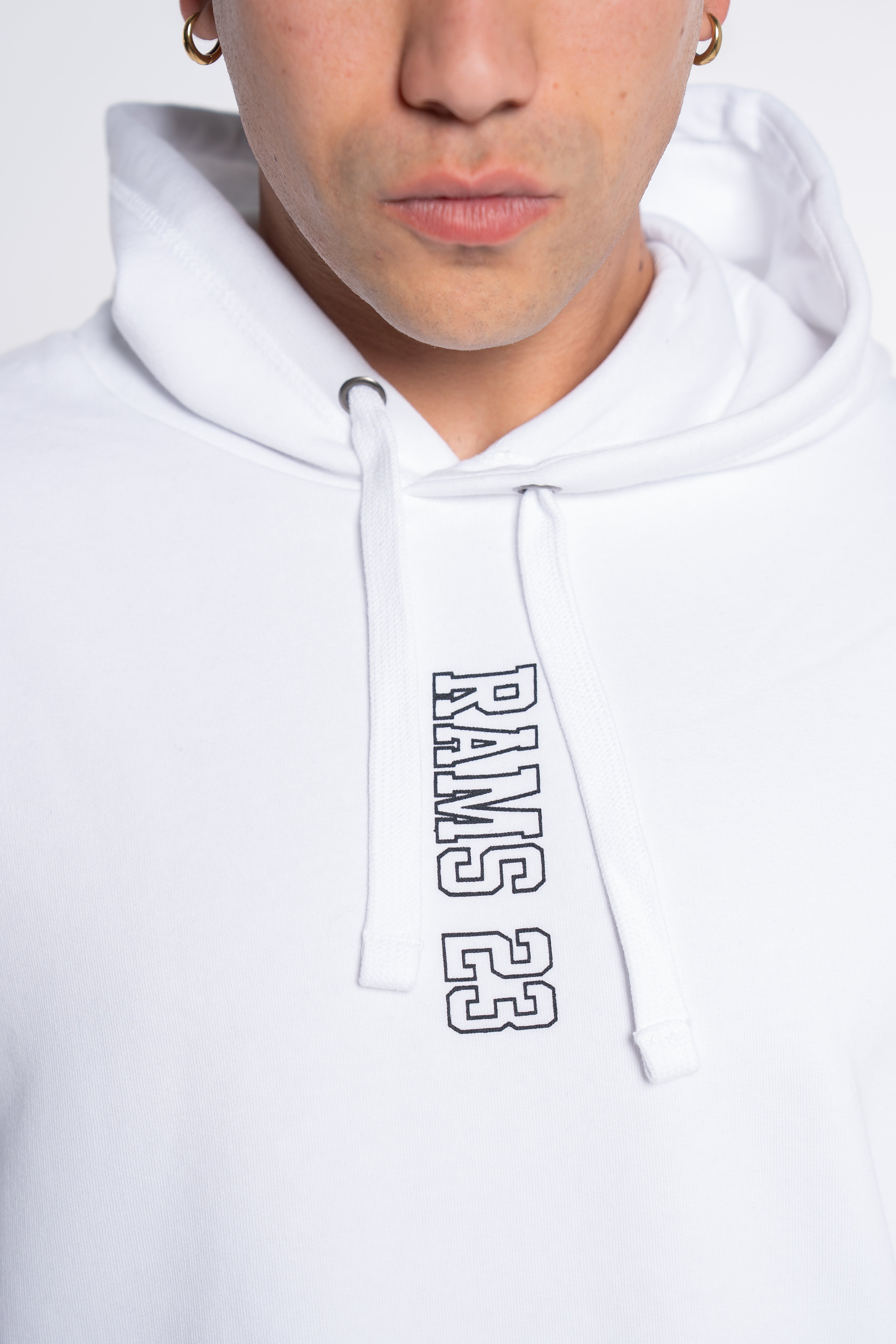 SUDADERA VERTICAL BLANCO