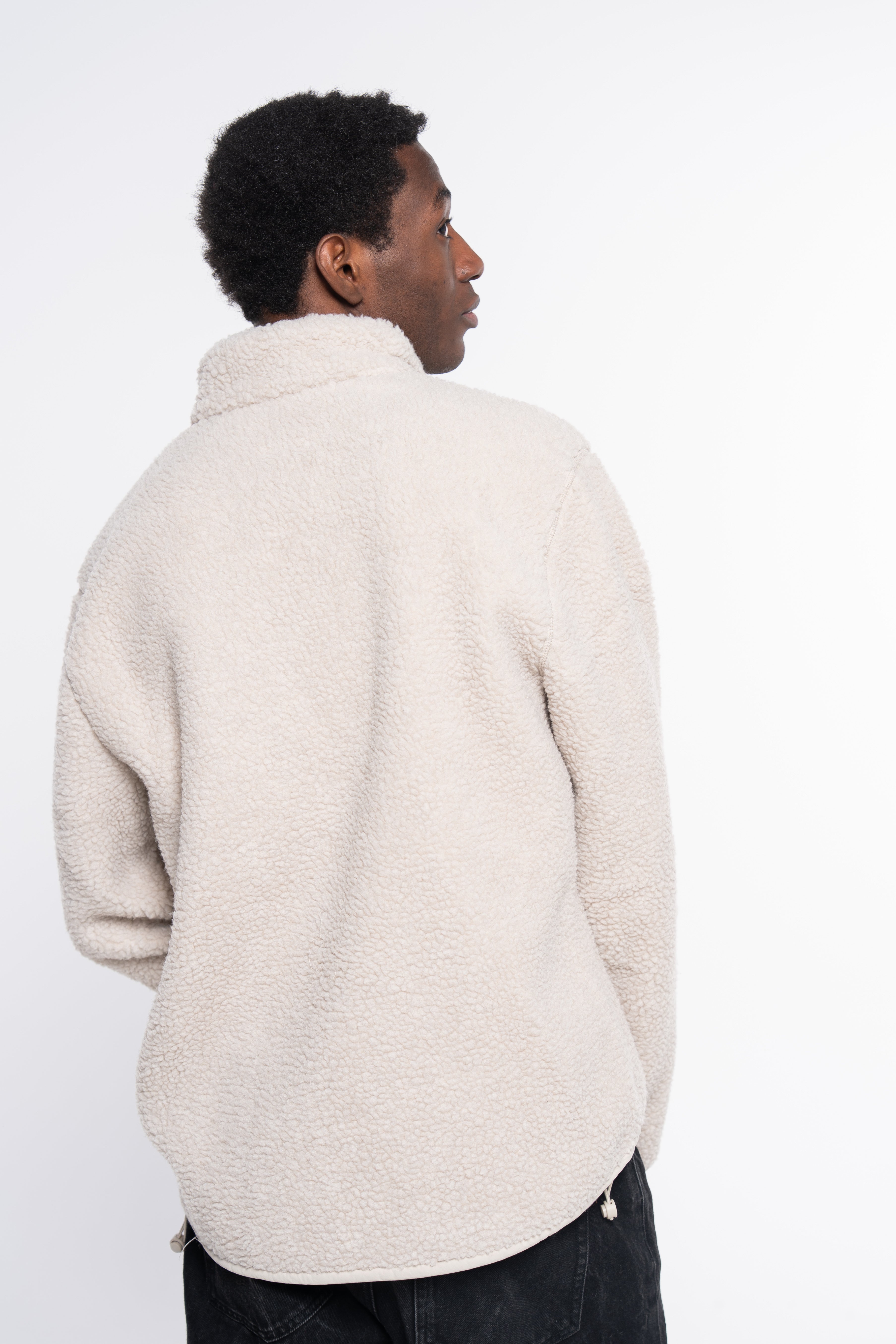 CHAQUETA SHERPA CREMA
