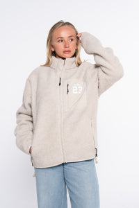 CHAQUETA SHERPA CREMA