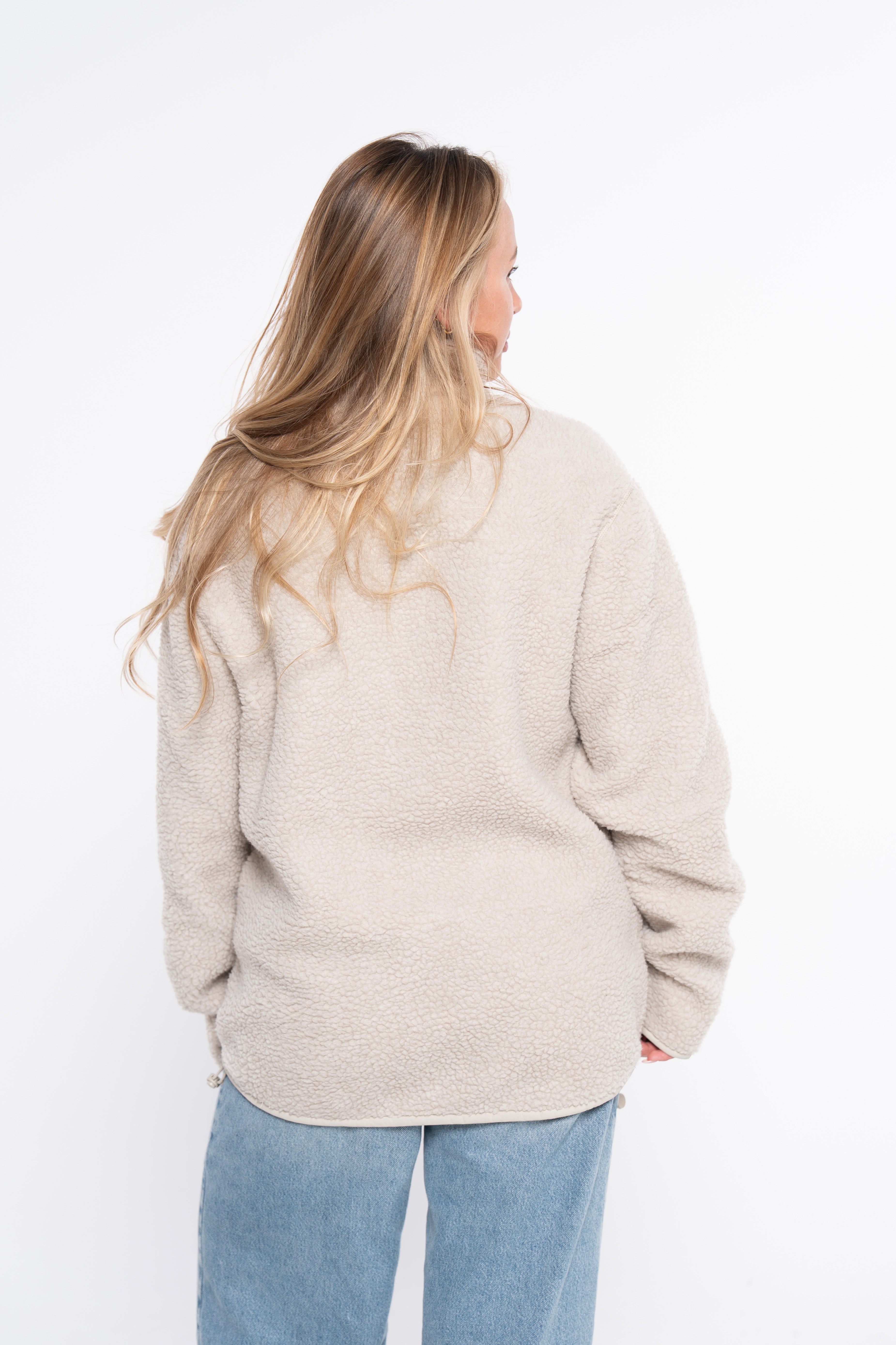 CHAQUETA SHERPA CREMA