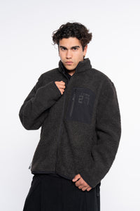 CHAQUETA SHERPA NEGRA