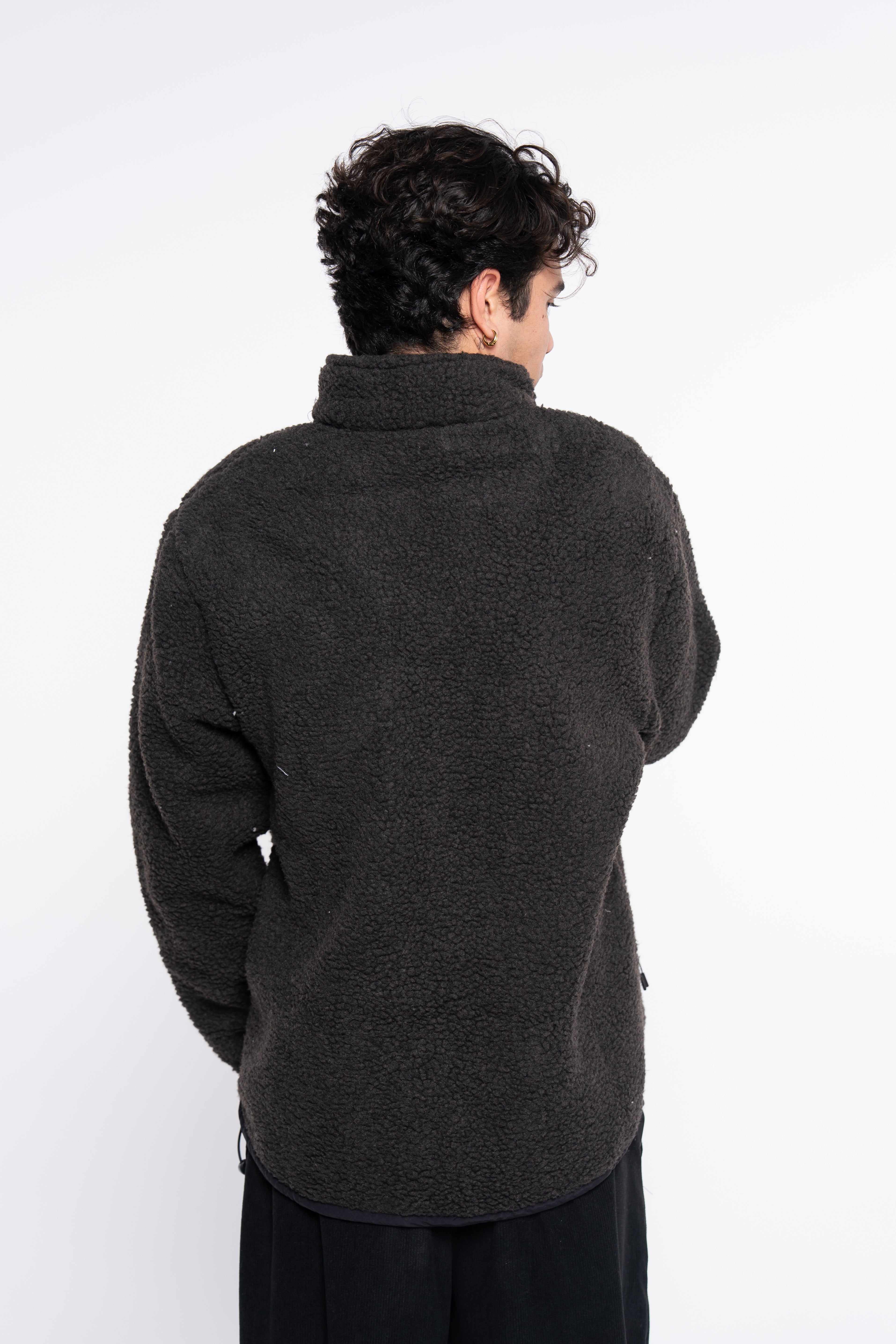 CHAQUETA SHERPA NEGRA