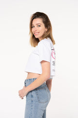 Camiseta Blanca Estampado QR
