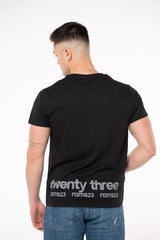 Camiseta Negra Estampado TWENTY THREE