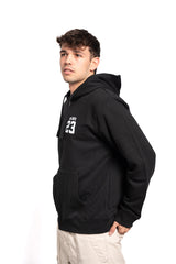 Sudadera classic logo cremallera Negro