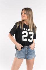 Camiseta Rams Classic logo Negro