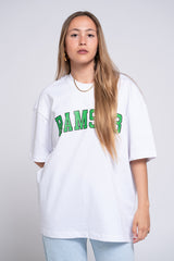 CAMISETA OVERSIZE RAMS 23 UNIVERSITY WHITE Verde