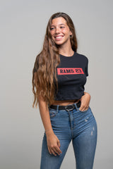 Camiseta Rams 23 Estampado Classic Negro/Rojo