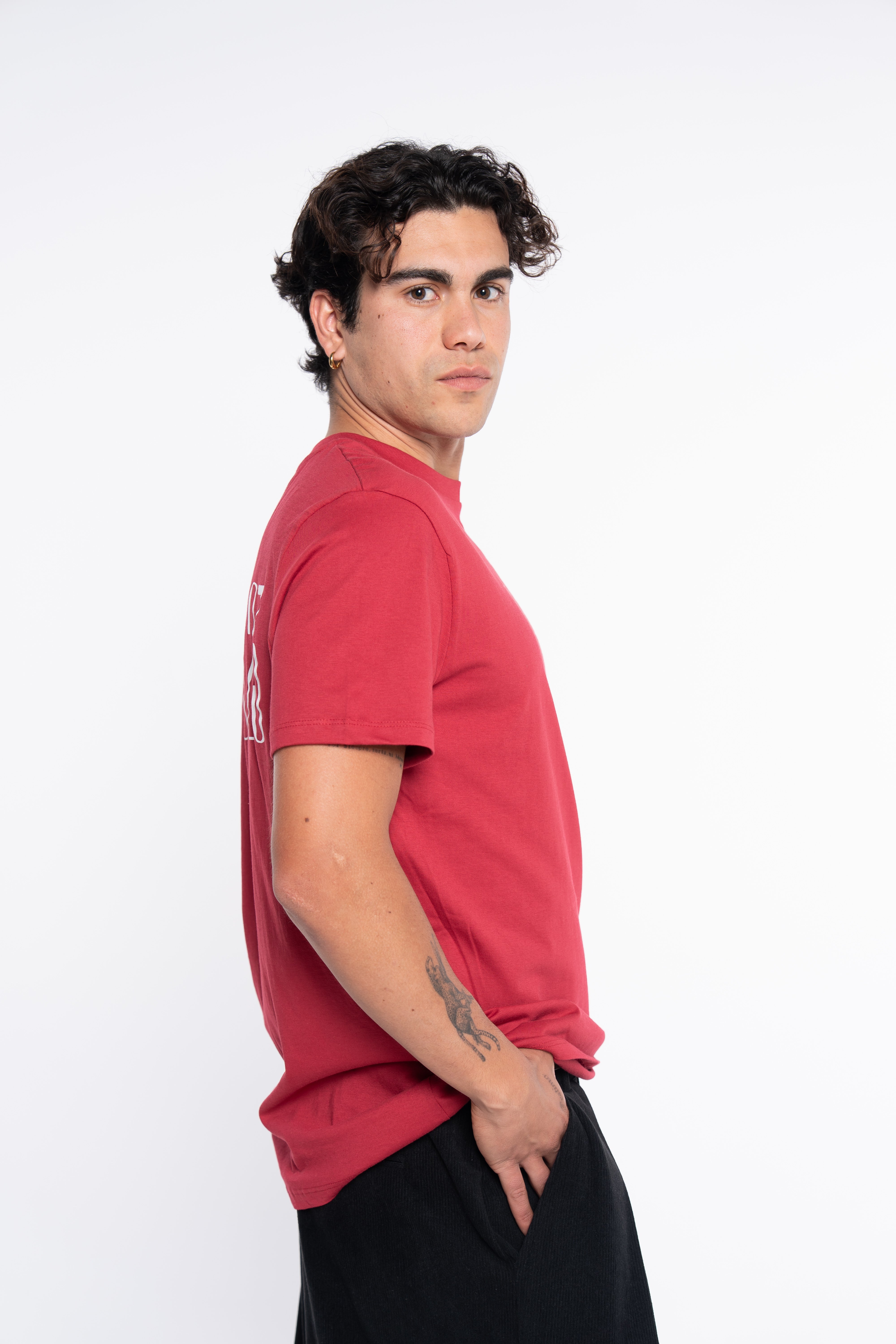 CAMISETA NEWS GRANATE