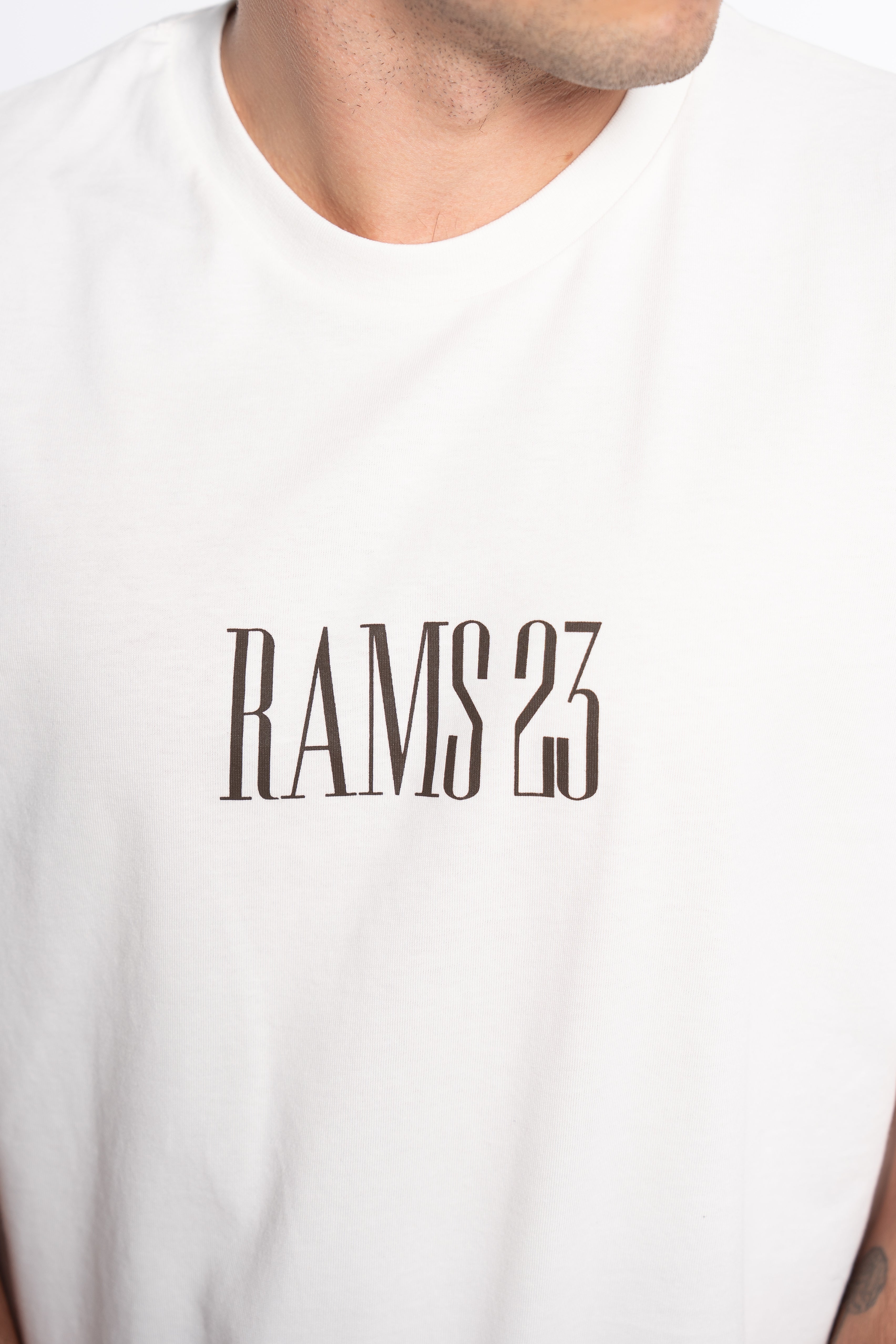 CAMISETA NEWS BLANCO ROTO
