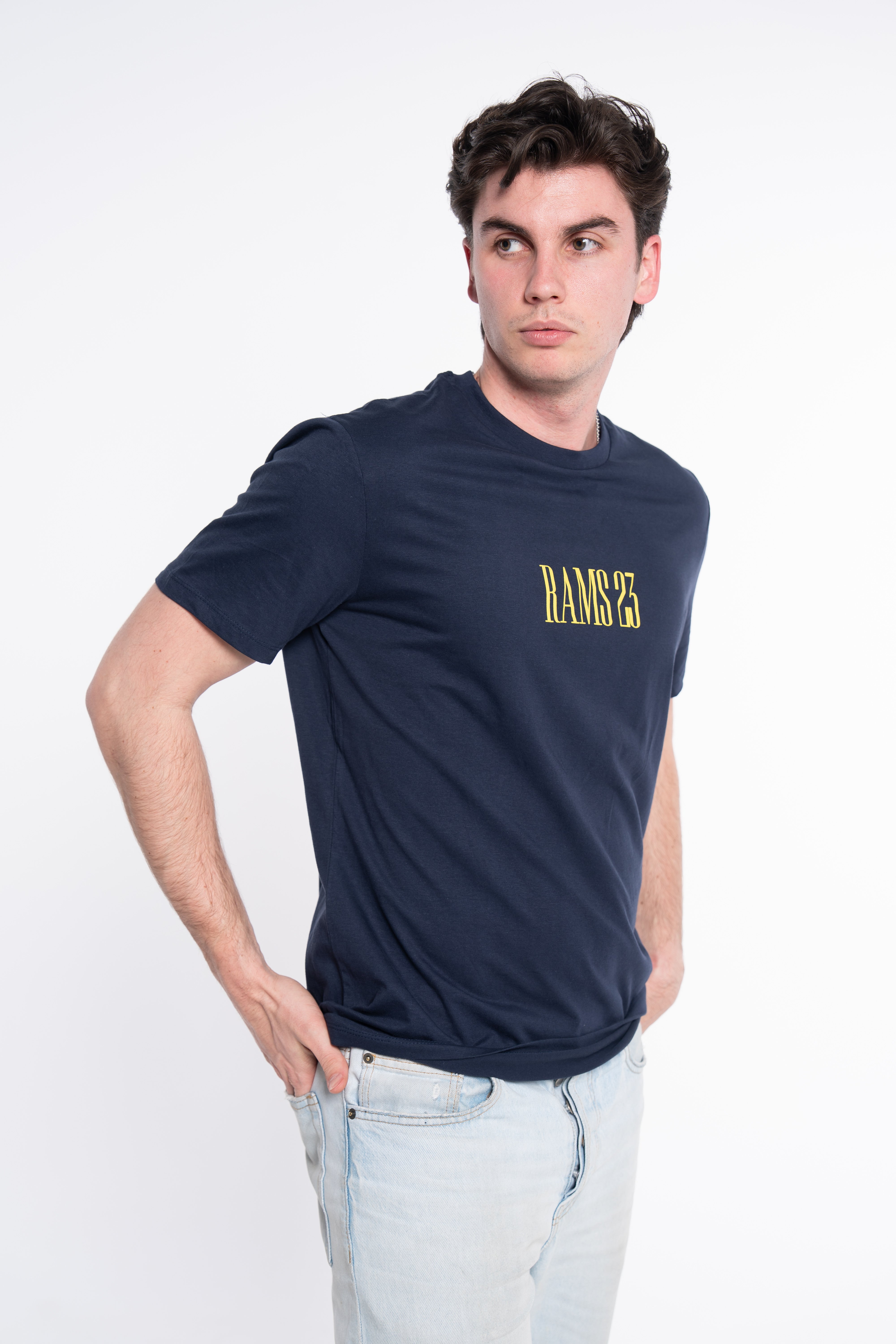 CAMISETA NEWS AZUL MARINO